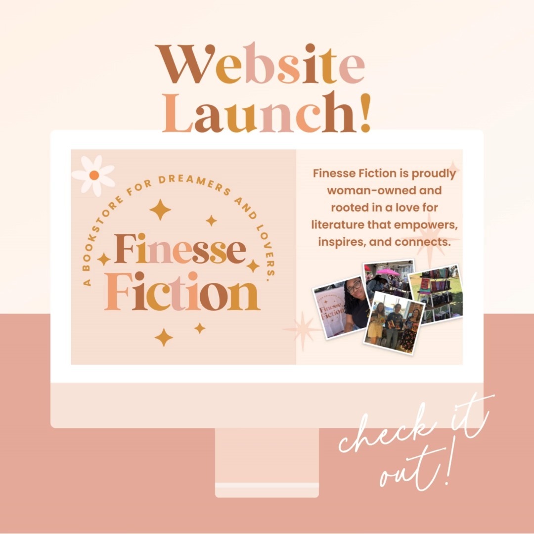 Our website is officially launched before our 1-year anniversary as a pop-up. Super excited to be expanding and connecting in a new way. Thank you to all of our supporters and friends in the book community! #romancebookstore #booksbooksbooks #finessefiction #bookstagram #booktok