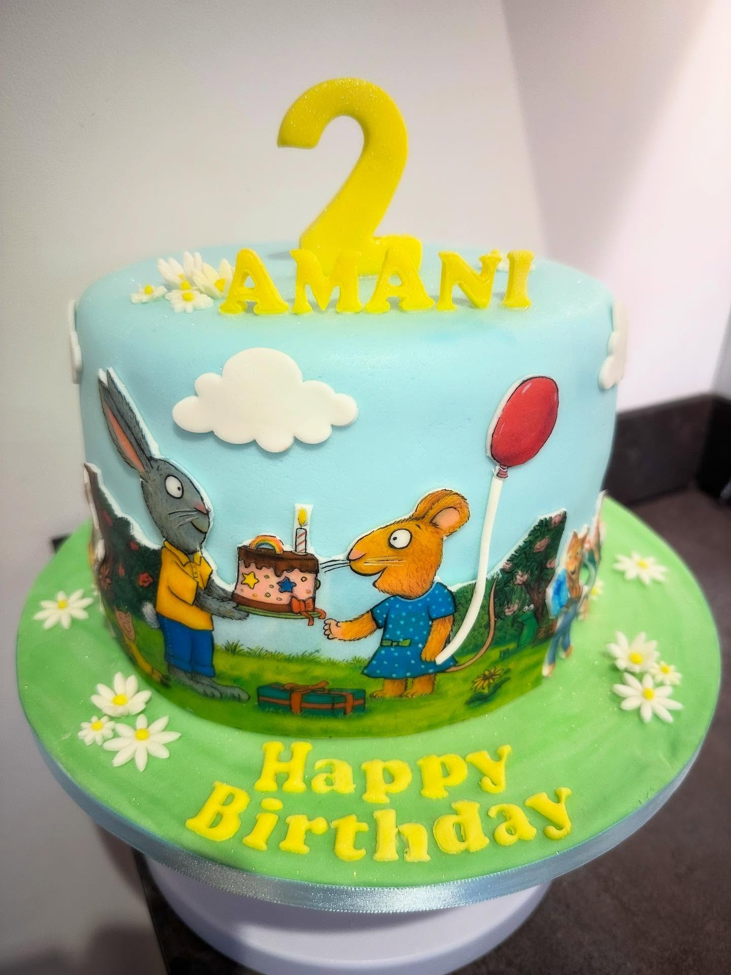 Pip & Posy birthday cake is seriously adorable! 🥰 #birthdaycake #sayitwithcake #happy2ndbirthday #happybirthday #bespokecakes #bespokecake #vanillasponge #fondantdecoration