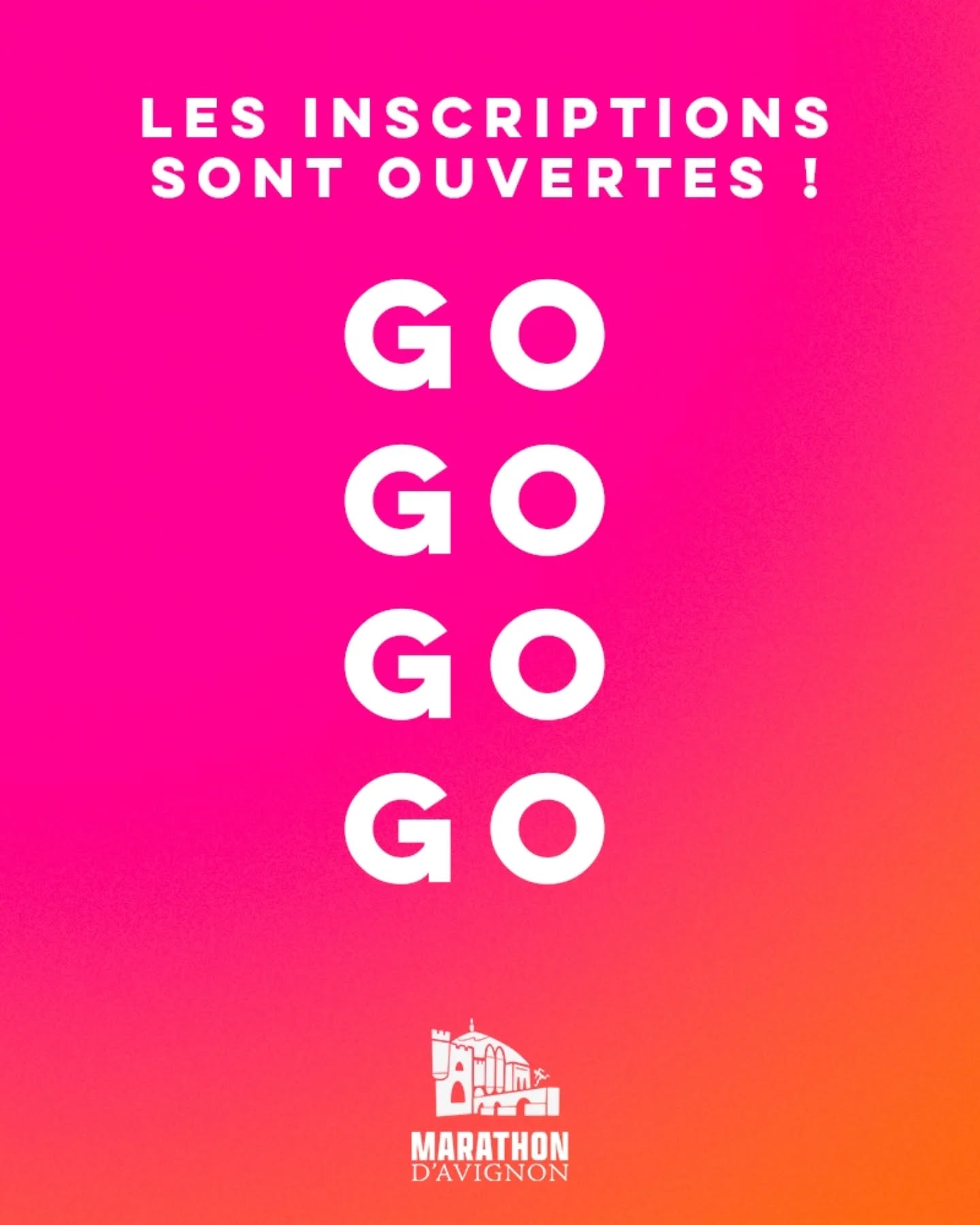 ✅️ Ouverture des inscriptions sur @finishers_off 😍
👉 https://www.finishers.com/book/event/89Q2F
🙌 Alors quel sera votre défi ?!
#Avignon #AvignonMarathon #MarathonAvignon