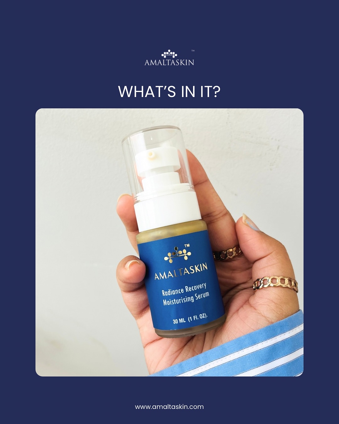 Meet the glow guardian your skin’s been waiting for - Indian Barberry Extract, the golden root of Ayurveda. 🌿
Known for centuries as Daruharidra or Tree Turmeric, this potent botanical gently fades pigmentation, refines pores and restores natural radiance.
In Amaltaskin’s Radiance Recovery Serum, it works in harmony with Amaltas and Indian Senna to form our LumiBiome Complex — a powerhouse trio that brightens, hydrates, and revives tired skin from within.
✨ Glow that’s not borrowed, but built - one drop at a time.
#amaltaskin #amaltas #skincare #skincarebrand #indianskincare #indianskincarebrand #skincarelover #skincarenatural #serum #faceserums #naturalserum #naturalfaceserum