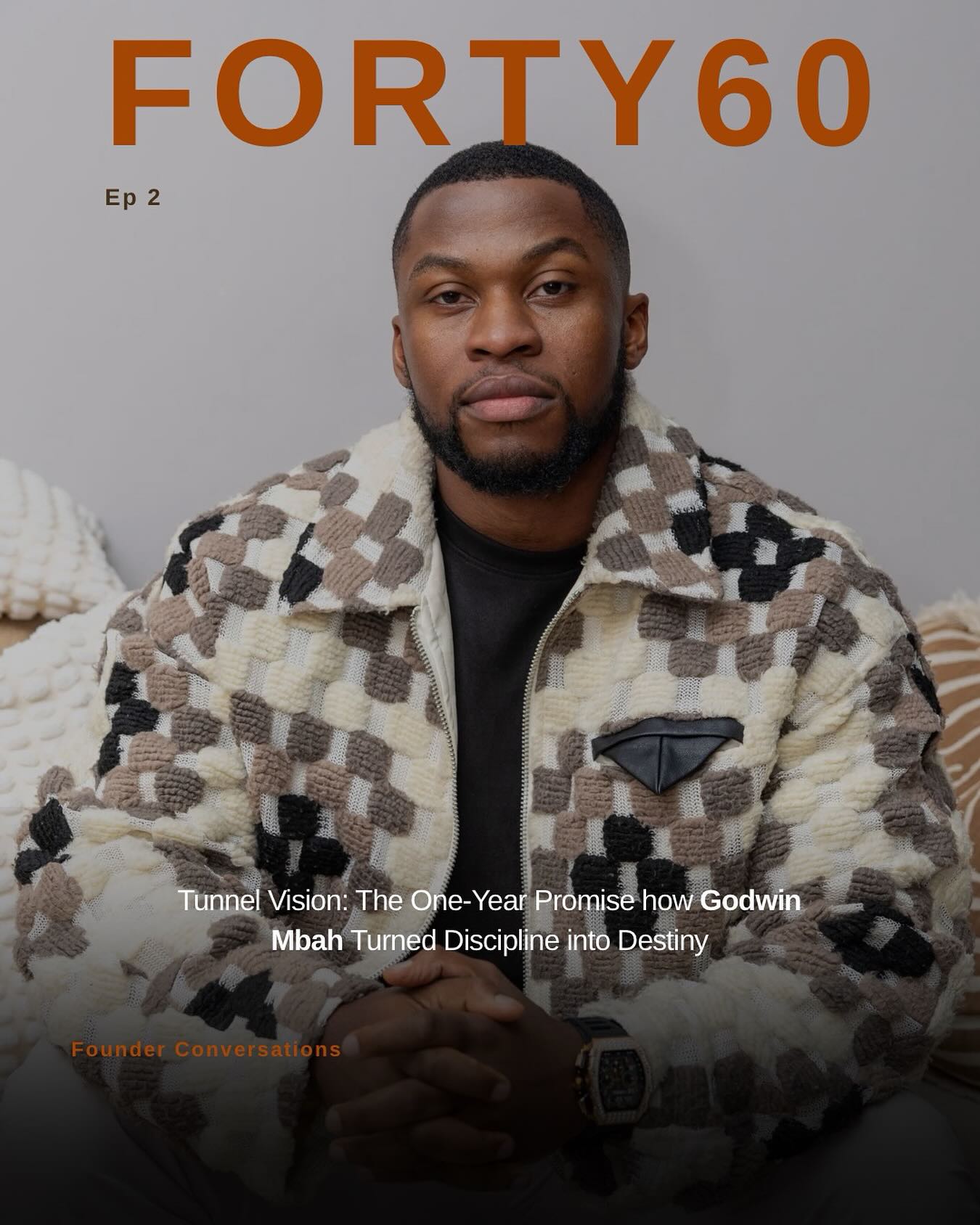 From a security guard working 14-hour shifts to tech CEO meet @godwinmbah24 💻
Episode 2 of The Forty60 Club features Godwin Mbah, who moved from Cameroon chasing a better life working relentless 14-hour days as a security guard before building two thriving tech companies from the ground up.
This one’s about resilience, tunnel vision, and the power of not giving up no matter where you start.
Thursday 6/11/25 at 6:30pm Comment Access for the link!
Photo: @lightbulbstudio_
#TheForty60Club #FounderStory #Resilience #Entrepreneurship #The60Percent #BuildWithIntent