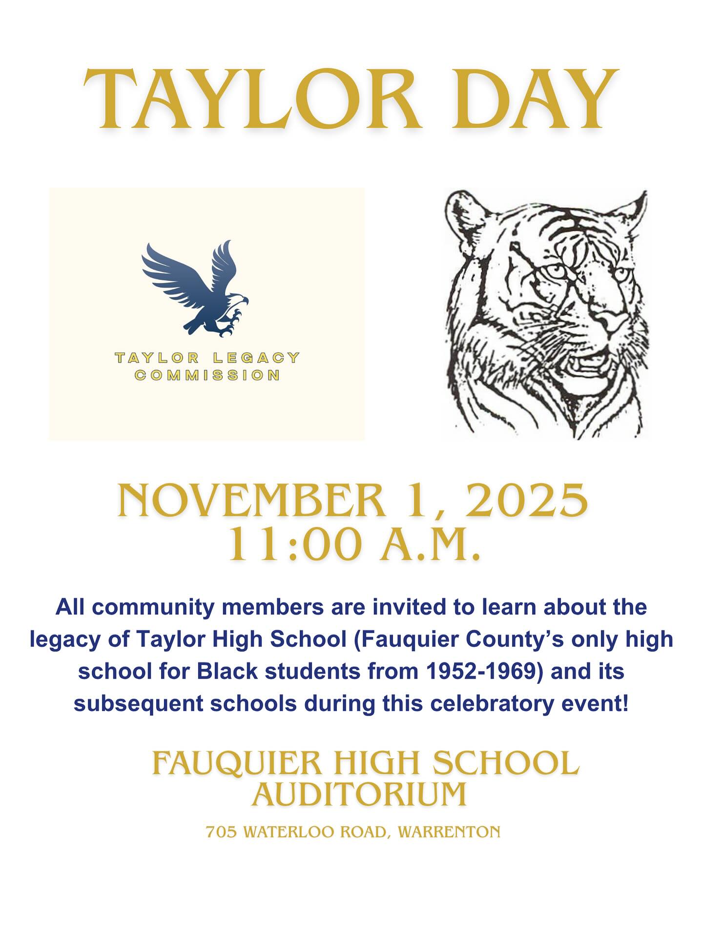 All are welcome to this event! Join us on November 1 to learn about one of Fauquier County’s greatest legacies.