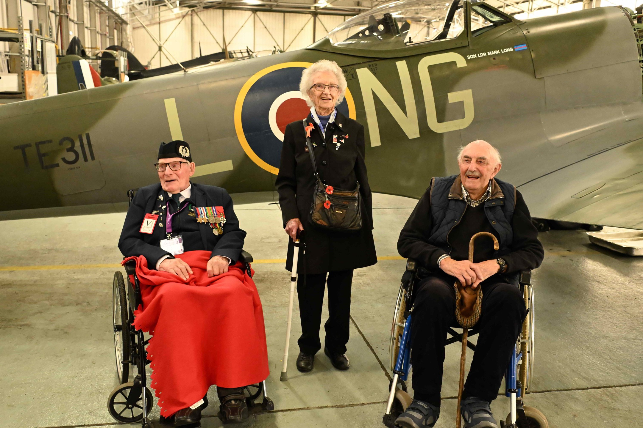 On 22 October, we had the privilege of taking three World War II veterans - Don Turrell, Robbie Hall and Peter Greenwood - and post-war veteran Ken Orford to @rafconingsby to visit the @rafbbmf and its historic hangar.
The visit brought back many wonderful memories as our veterans admired the iconic aircraft of the BBMF - the Lancaster, Dakota and two Spitfires - which even took to the skies during the visit, sharing airspace with the modern Typhoons stationed at Coningsby.
For WWII veteran, Robbie Hall, who served in Bomber Command alongside her fiancé Frank, the visit was especially poignant. Frank was killed during the war, and seeing the aircraft once again brought back powerful memories of those who never returned.
Post-war veteran, Ken Orford, a former aircraft maintenance engineer who “has forgotten more than most people will ever know about aircraft,” proudly wore his 1,000-mile tie, representing the incredible speed of the Lightning F5 jet.
Diane Law-Crookes, BBMF Administration Officer, added:
“The highlight of working at BBMF for me are days where we host our veteran friends. The day was filled with laughter, stories, and a fair amount of cake! I’m so thankful the Taxi Charity was able to bring along the veterans. Without them, we wouldn’t have met these wonderful people.”