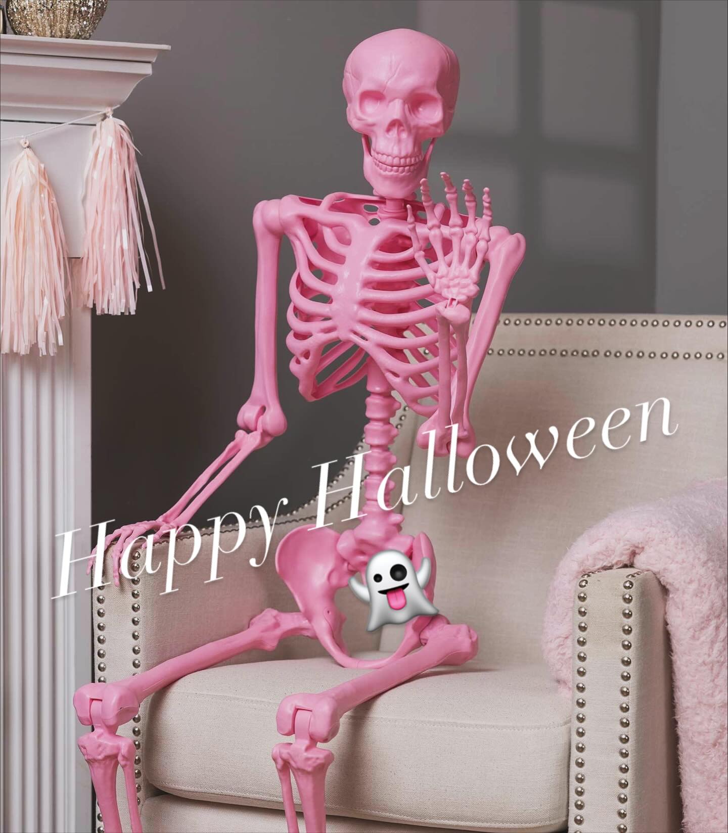 #bachinnashville #pinkskeleton #pinkhalloween #airbnb