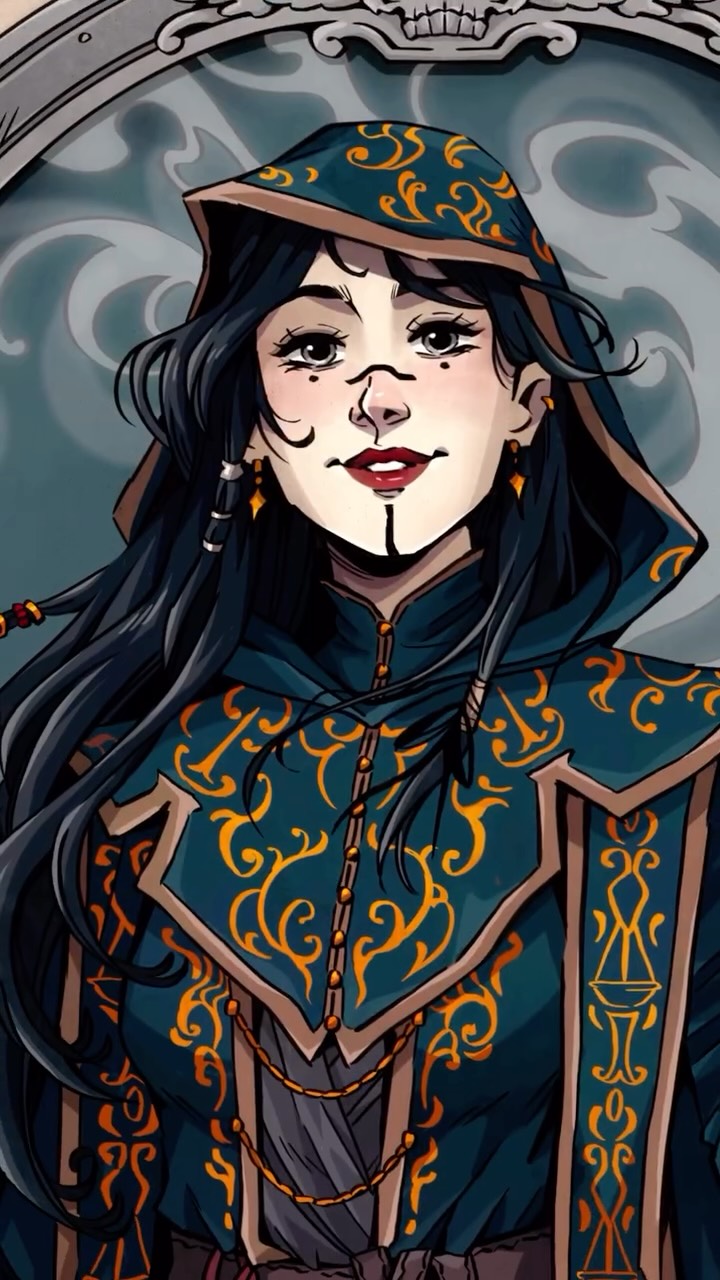 Spooky vibes for @roxannehendrycks
#dndcommission #commissionart #charactercommission #characterart #dndcharacter