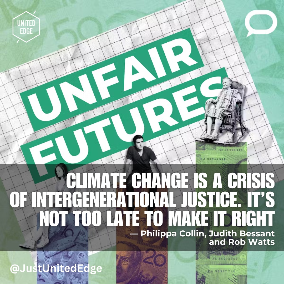 Climate change is the ultimate intergenerational injustice. Those least responsible will live longest with its consequences.
Climate justice demands more than emission targets. It calls for accountability, reparations, and genuine just transition. We owe future generations not just survival, but fairness, in the time to deliver it is running out. Read more at The Conversation: http://bit.ly/4ohFNEQ
#IntergenerationalJustice #Climate #ClimateJustice #ClimateAction #JustTransition #IntergenerationalResponsibility #Futures #Foresight #InterngenerationalTragedy