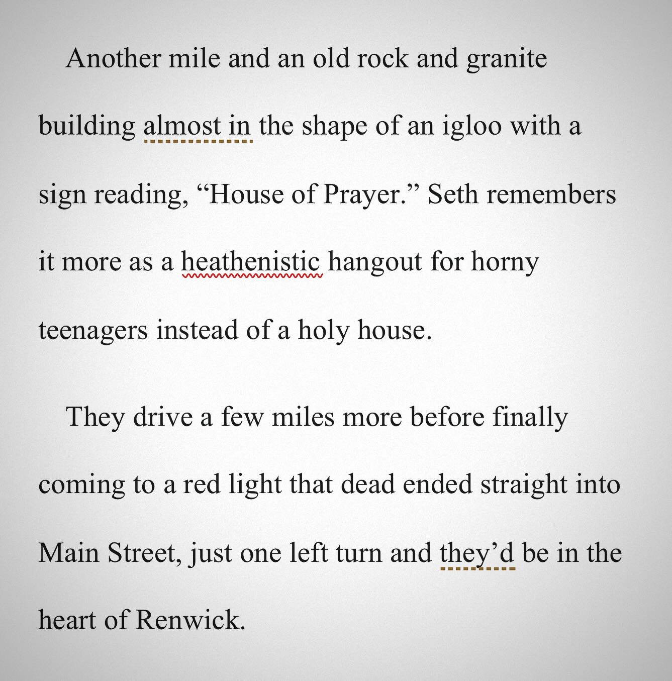 returning to Renwick #adorned #writing #books