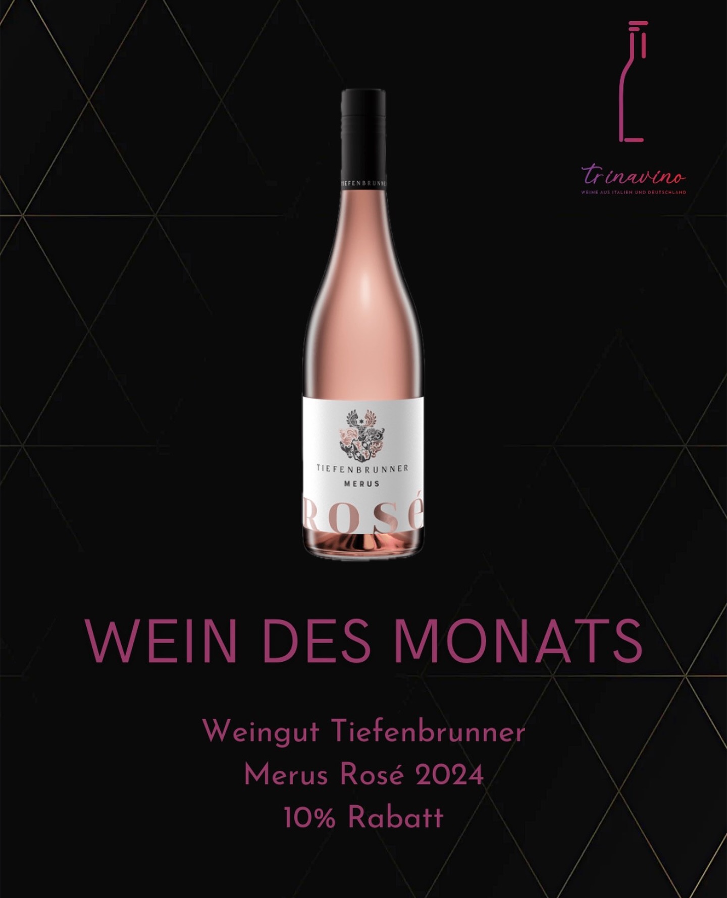 Wein des Monats November 🍂🍷
Unser Favorit für graue Tage: Merus Rosé 2024 vom Weingut Tiefenbrunner 🌸
Ein frischer, eleganter Rosé mit feiner Beerenfrucht und einer angenehmen Würze – perfekt, um den Herbst mit einem Hauch Sommer zu genießen. ☀️🍓
Ob solo oder zum leichten Essen – der Merus Rosé bringt Farbe ins Glas und gute Laune auf den Tisch. 💕
👉 Jetzt bei trinavino.de entdecken! Link zum Wein findet ihr in der Bio!
#trinavino #tiefenbrunnerwinery #weinprobe #weingenuss #weindesmonats #weinmoment #weinliebe #gemütlich #weinentdecken #Bodensee #Meckenbeuren #sudtirol #entiklar