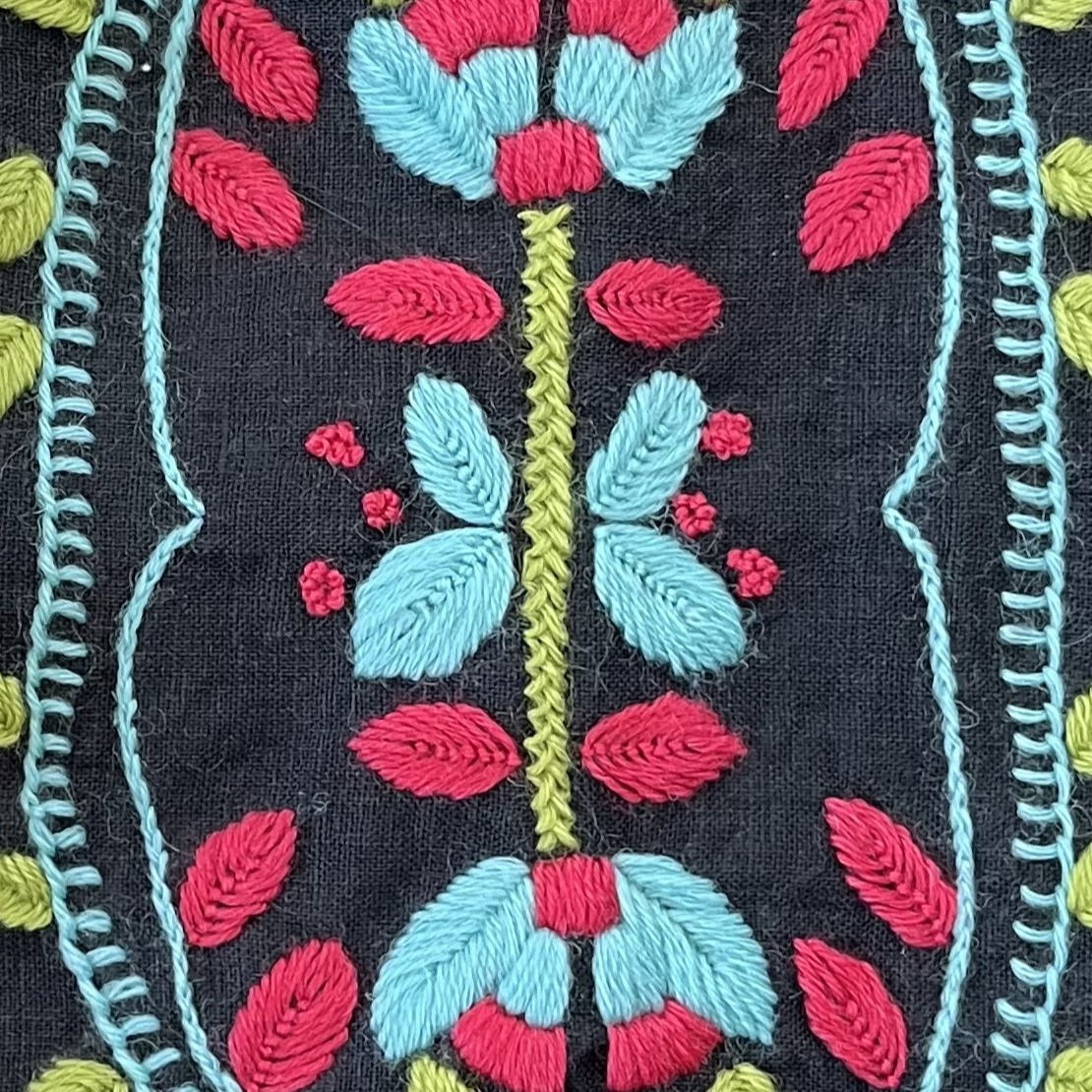 There are just a few spaces left on Saturday's Embroidery Overstocks workshop, and for those that have booked, this image isn't a clue as to the content .....
The content will be a secret until Saturday, but I am contemplating throwing some new designs in the mix. All will be revealed.
Head to the website to book your place, it's a bargain at just £20 with all materials included, and it helps to keep my stock levels to an acceptable level, thank you so much x
#mossley #saddleworth #uppermill #oldham #manchester