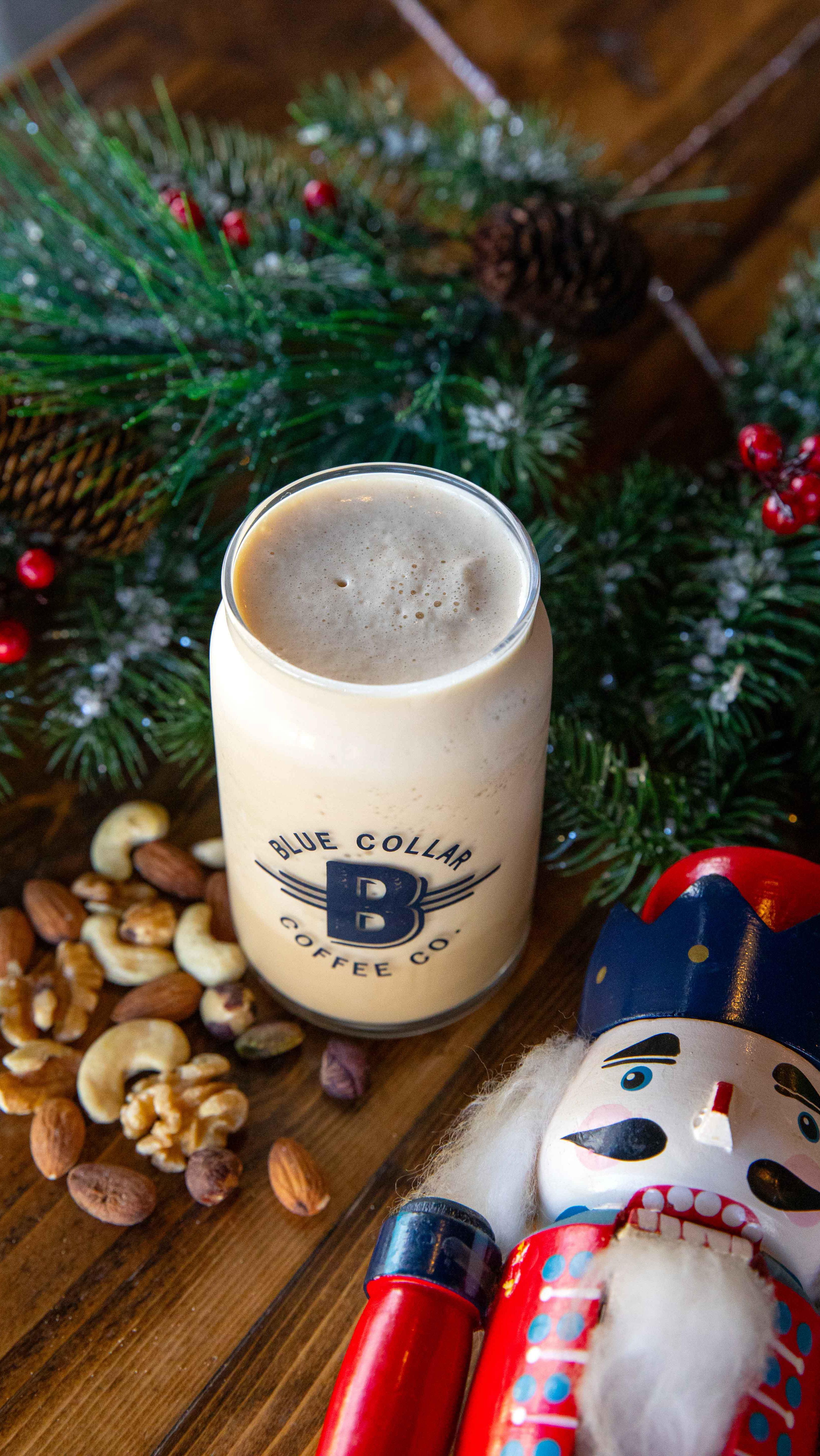 Peppermint Bark Mocha. Nutcracker Cold Brew. Buttered Toffee Chai. Here come the holidays and we’re pouring the good stuff. ☕️