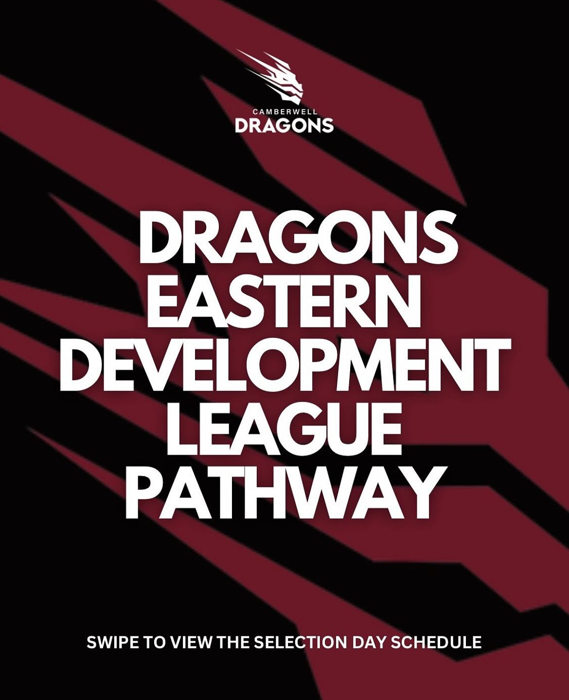 This Friday @camberwelldragonsbasketball are running an Eastern Development League Selection Day for aspiring U12, U14 and U16 players. This program is designed for those who are looking for an extra training and an additional game each week (in addition to domestic).
The teams will be trained by a Dragons coach in a squad training environment and will be coached and assisted at training by a parent coach associated with the team – ALL players must continue domestic basketball and will be encouraged to stay with their current domestic club. Other competing associations include: Eltham, Bulleen, Hawthorn and Blackburn.
This is a terrific opportunity to give junior players an opportunity to play additional basketball while maintaining their domestic Saturday hoops. Please find the Selection Day Details below for Friday 7thof November -
Boys at Kew High School:
>U12: 6pm-7pm
>U14: 7pm-8pm
>U16: 8-9pm
Girls at BSC1:
>U12: 6pm-7pm
>U14: 7pm-8pm
>U16: 8-9pm
We’re keen to see on you 💙❤️ out on the court! For more information, head to:https://www.playhq.com/basketball-victoria/register/57fa09
