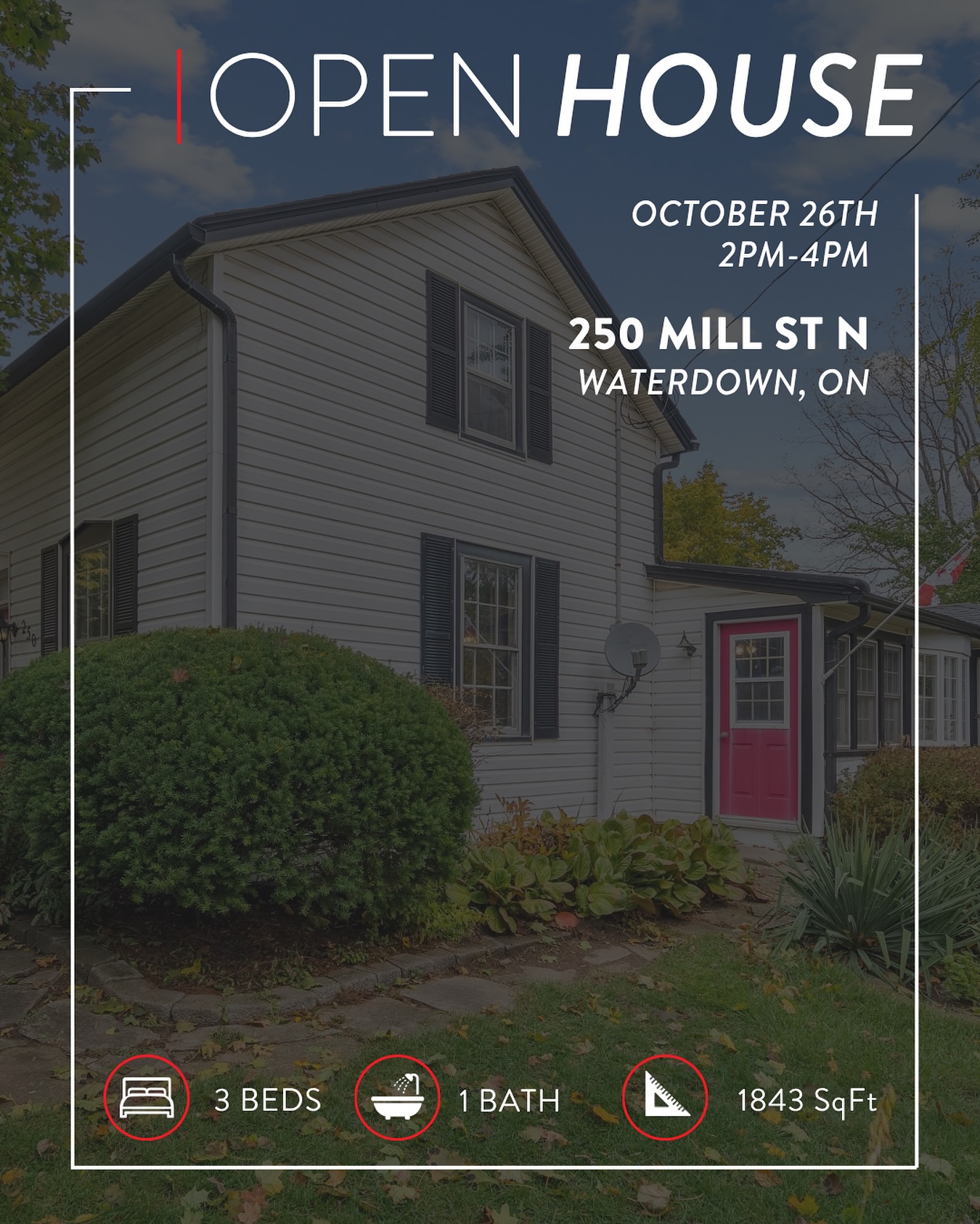 Here’s an opportunity to come to a charming neighborhood and have a look at 250 Mill St N.
This home sits on a 61 x 145 lot and ready for your touches.
Come visit and see all the possibilities that home has to offer!! 🏡
#openhouse #justlisted #waterdown