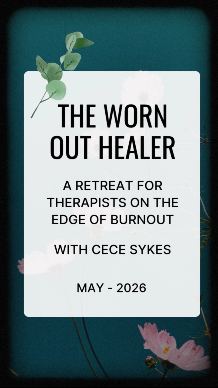 🌿 The Worn-Out Healer - A 6-Day Residential Retreat with Cece Sykes 🌿
This retreat offers a pause — a place to lay down what you’ve been carrying, to rest your nervous system 💆♀️, and to reconnect with the parts of you that long to be noticed, nourished, and restored ✨.
Together with the wise and playful guidance of Cece Sykes 💫, we’ll explore a familiar cycle between clinical benevolence and therapist depletion 🕊️.
🪷 Register now @ www.souliology.com
#CeceSykes #SouliologyRetreats #TheWornOutHealer #TherapistRetreat #HealingJourney #RestAndRestore #MindBodyConnection #TherapistSelfCare #HealersRetreat #IFSModel #TraumaHealing #InnerWork #TherapistLife #MentalHealthProfessionals #RetreatForTherapists #WellbeingRetreat #MindfulnessRetreat #SelfCompassion #HealingSpace #EmotionalWellness #NervousSystemHealing