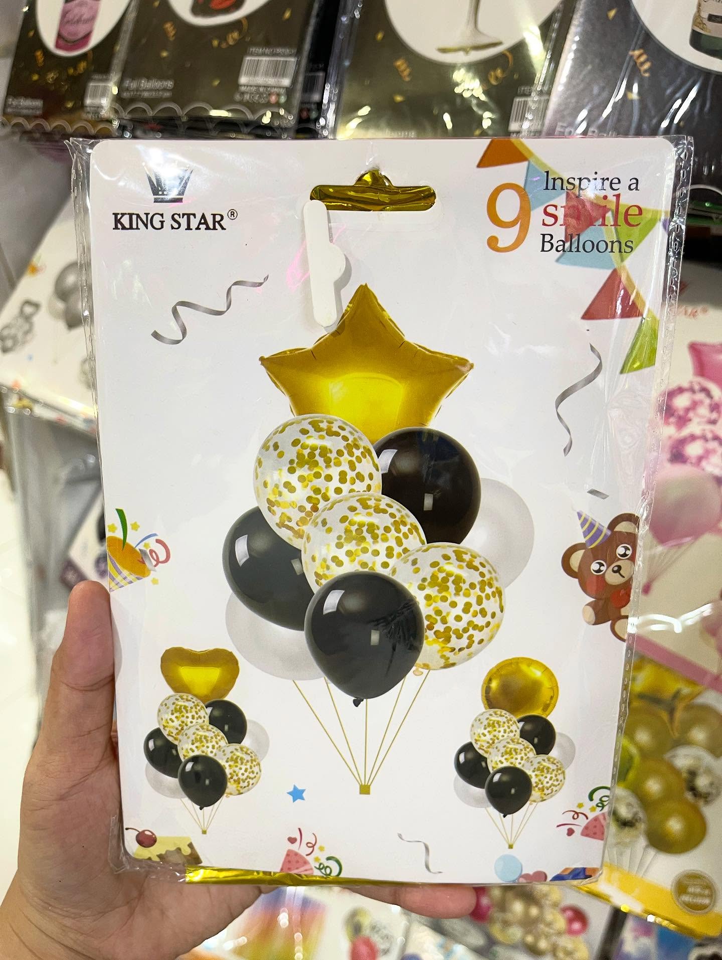 Available in multiple color combos — perfect for parties, birthdays, and events. ✨