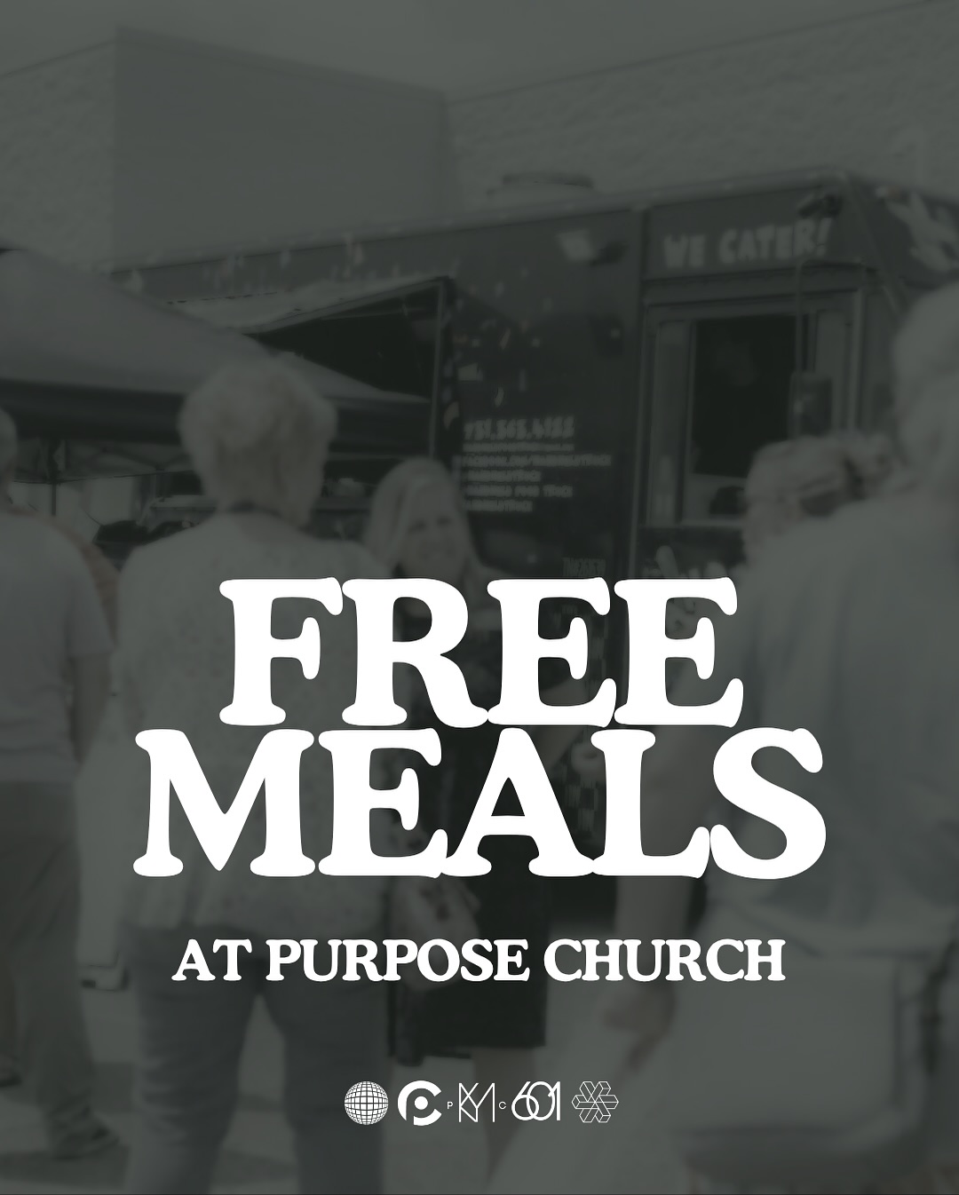 FEED THE NEED
—
At Purpose Church, we really do believe Generosity Is Our Privilege and People Are Our Heart! We know that SNAP benefits are set to run out at the end of October and we want to be a part of the solution!
This Sunday, November 2nd from 2:00P-4:00P, we are partnering with @Handheld Food Truck to provide a free, hot meal to anybody who is in need! No questions asked! Then on Wednesday, November 5th, from 2:00P-4:00P, we will be handing out packaged dinners (that can feed 4 adults) available in a safe, drive through experience for families in need of free meals. If you or someone you know is having a difficult time right now and needs help with food, please send them our way.
FREE MEAL ON US X TWO TIMES!
PURPOSE CHURCH
601 SOUTH 12TH STREET
MURRAY, KY 42071
FREE, HOT MEAL FROM HANDHELD FOOD TRUCK (while supplies last)
SUNDAY, NOVEMBER 2ND
2:00P-4:00P
FREE PACKAGED DINNER FOR FOUR (while supplies last)
WEDNESDAY, NOVEMBER 5TH
2:00P-4:00P