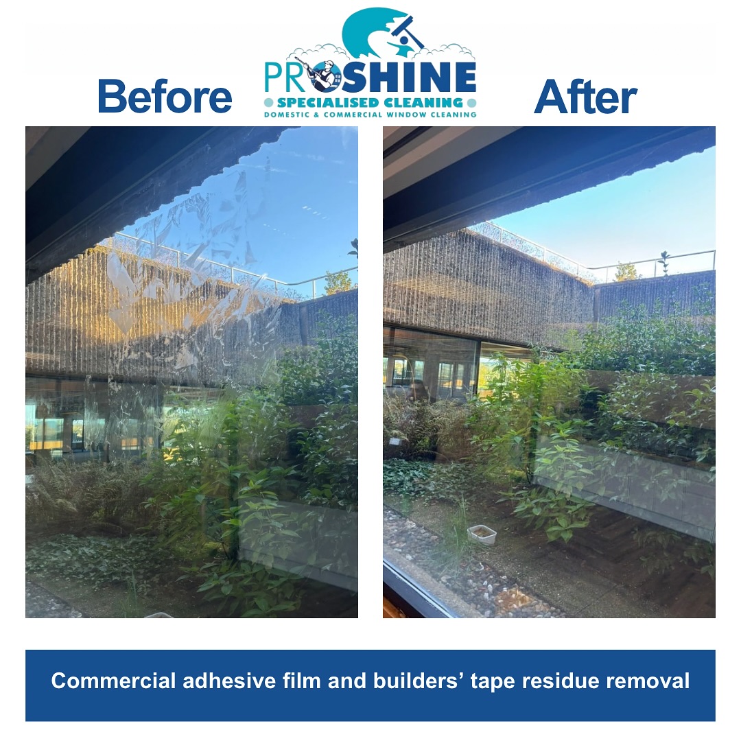 We were on-site for a full builder’s clean, bringing those windows back to life ✨
A lot of them were covered in commercial adhesive film and builder’s tape residue, so we spent the day carefully restoring every pane and frame.
Because let’s be honest nothing finishes a project quite like a proper post-build clean. It’s that final touch that truly brings the property to life 🧽💎