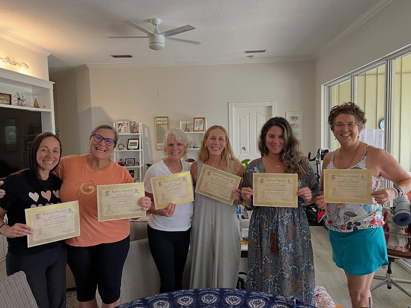 ✨ Congratulations to these 6 beautiful Reiki Level 2 graduates! ✨
What an amazing weekend together — I’m still feeling the Reiki glow and so grateful for each of your shining souls. 💖
Thank you for being so open to the energy, the teachings, and all that unfolded so naturally over our two days together. It truly felt divinely orchestrated. The love, laughter, Japanese curry, tea, sunflowers, and sisterhood made this experience pure magic. 🌻
I’m in awe of how this Reiki soul tribe continues to grow and support one another — what a gift it is to witness your journeys and the light you each bring into the world. ✨
You now have the tools to share even more healing, love, and balance with the world (and yourselves). 💫 I can’t wait to see where your Reiki paths lead next.
Stay tuned for upcoming Reiki Shares and more Reiki classes (including Level 3) so we can continue to connect, practice, and shine together. 🌕
#coalesceenergy #reikitraining #reiki2 #reikilevel2 #reikihealing #reikimaster #palmcityreiki #lightworker #lightworkersofinstagram #chakrahealing #vibrationalhealing #attitudeofgratitude #energyiseverything #energyhealing #happyandhealthy #greatestgifts #reikisislove