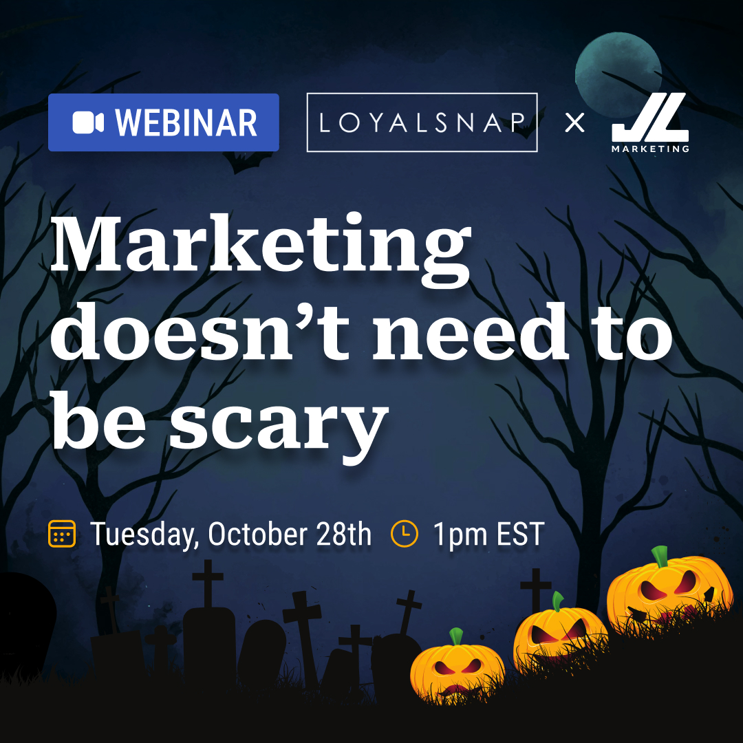 👻 Don’t let your leads ghost you this Halloween!
Join @jlmarketingllc + @loyalsnapcrm for a free webinar that’ll help you turn spooky-season leads into loyal members.
🕸️ What you’ll learn:
🎃 How to follow up without sounding scary
🧙♀️ Social content tricks that attract new clients
🕷️ Holiday ad tips before the rush
💀 How to automate your follow-up so nothing haunts your pipeline
📅 TODAY: Tuesday, October 28 | 1 PM ET
🔗 Link in bio to register!
#Loyalsnap #JLMarketing #FitnessStudios #BoutiqueFitness #MarketingWebinar #SpookySeason #FitnessMarketing #StudioGrowth #LeadGen