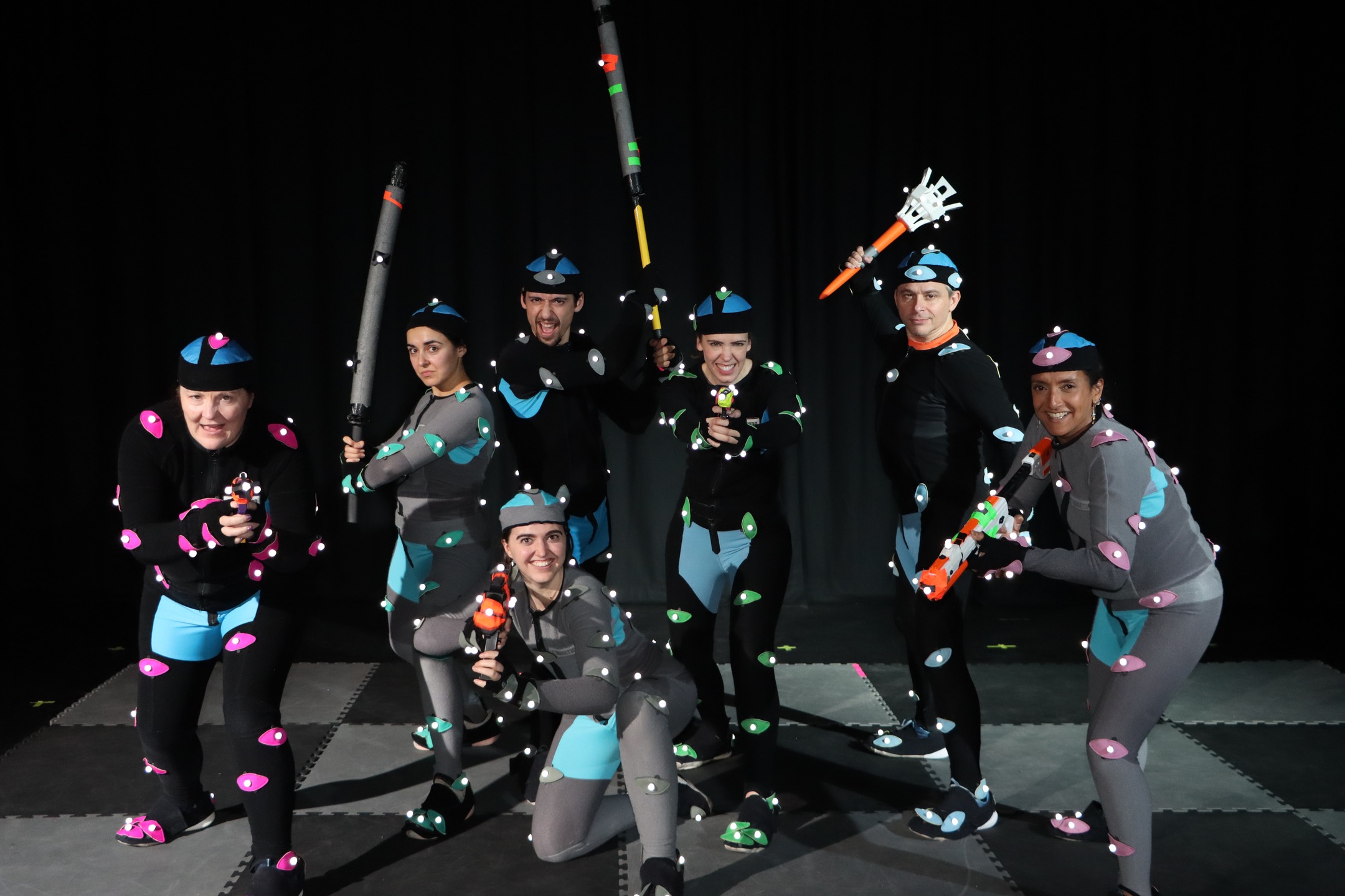 TRACK OR TREAT! 🎃
You're looking at the terrifyingly terrific cohort of our latest Introduction to Motion Capture Performance Workshop.
Give a round of applause for these performers, who have given it their absolute all, and are now prepared to take on the world of professional motion capture acting. 👏👏
Since I still have some space in this description, I'd like to list all the potential puns that went into the making of this post:
Motion bat-ure
Boo-tion capture
Ghost-tion capture
Thank you 🙂↕️
HAPPY HALLOWEEN! 👻🦇🧟
#mocap #motioncapture #mocapactor #acting #voiceactor #voiceacting #pcap #performancecapture #creatureperformance #filmmaking #behindthescenes #studiolife #actorlife