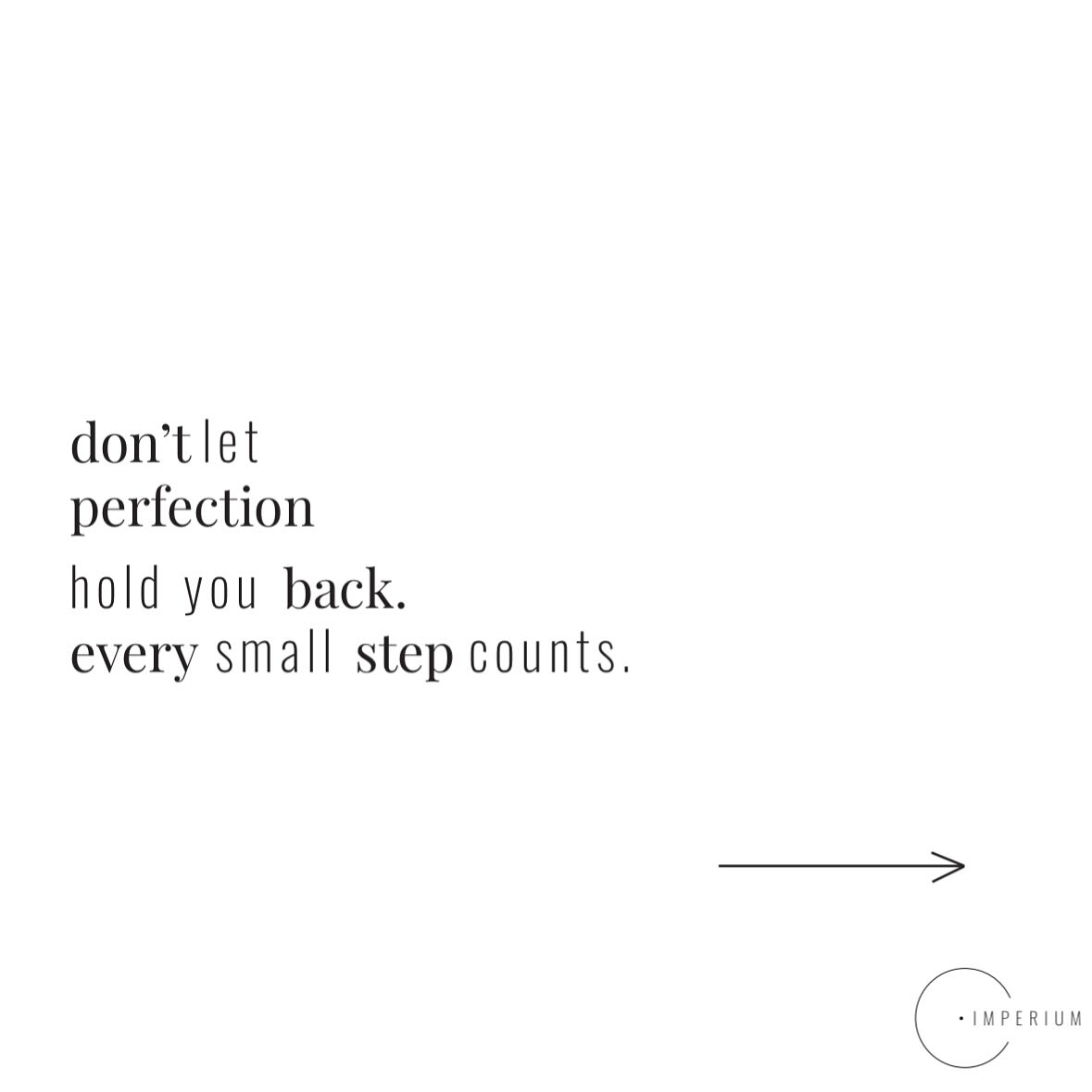 Health is not built in extremes. It is built in consistent, conscious moments…A ten-minute walk, one home-cooked meal, two mindful breaths, a single page before bed, one less caffeine hit, water before every meal.
Every small action tells your body & mind:
🤍 I am showing up for myself
🤍 I am moving in the right direction
🤍 I am choosing wellbeing
I always tell my clients that consistency outweighs intensity. Progress is rarely linear & healing is not an all-or-nothing pursuit. Healing comes over time from the quiet accumulation of small, intentional choices on a daily basis that create lasting change.
Perfection often leaves us feeling overwhelmed & leads to paralysis. Action is momentum, signaling our brain to (re-)wire for more of it.
Start where you are.
Do what you can.
Let that be enough.
From there you can, & will, build. 🌿
.
.
.
.
.
#ProgressOverPerfection #TinyHabits #AtomicHabita #SmallStepsBigChange #MindSetShift #HolisticHealth #FunctionalMedicine #FMCHC #ImperiumHealthCoaching #YourHealthYourPower