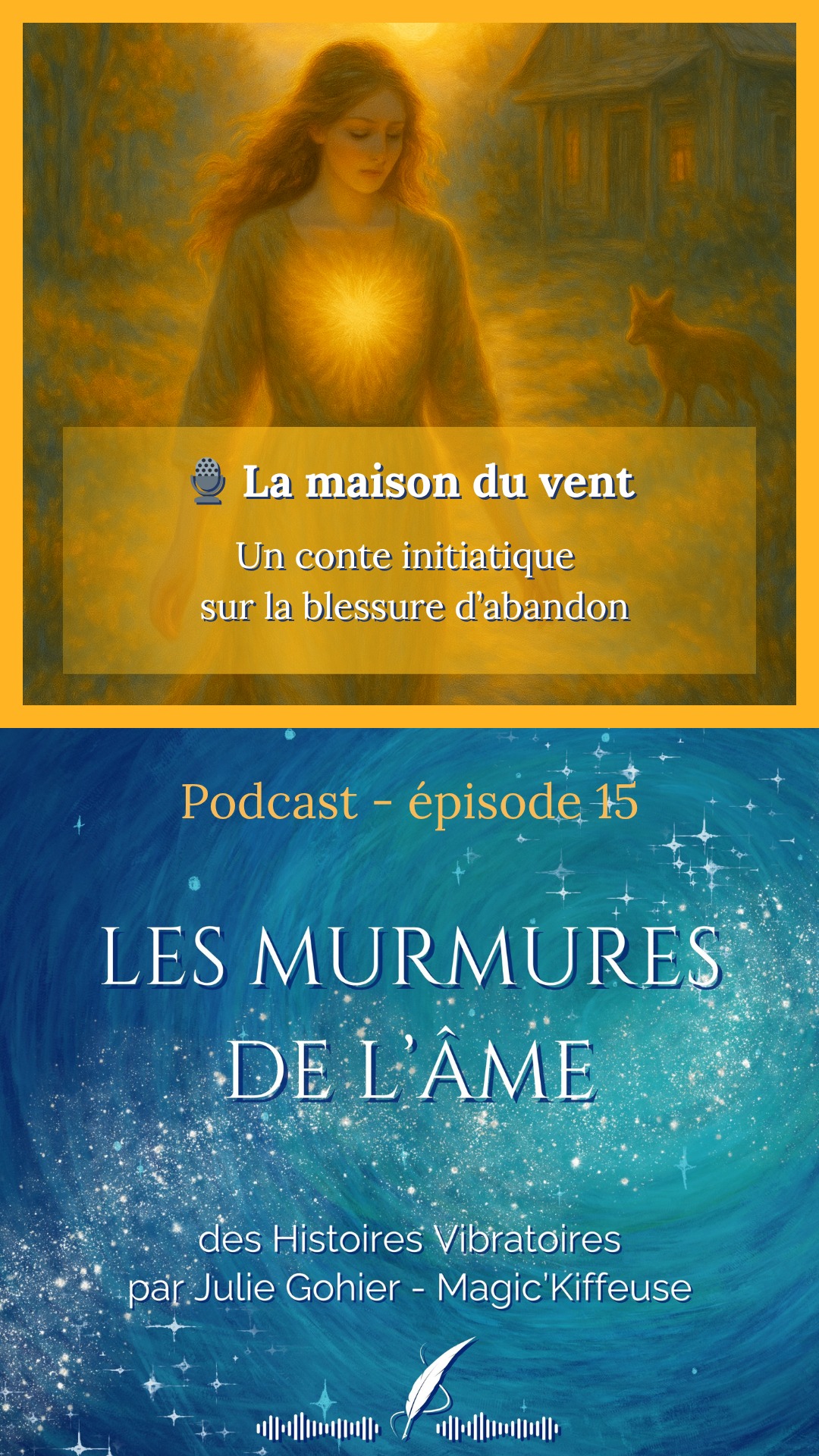 🌬️ Et si ta solitude n’était pas un vide, mais une invitation à te retrouver ?
Cet extrait est tiré du nouvel épisode de mon podcast Les Murmures de l’Âme.
On y parle de la blessure d’abandon — celle qui crée ce vide intérieur, ce besoin d’être rassurée, cette peur qu’on parte si tu es vraiment toi.
Et si, au lieu d’attendre qu’on te retienne, tu devenais ta propre présence stable ?
Celle qui reste, même quand tout s’éloigne.
Celle qui ne s’abandonne plus.
✨ Dans l’épisode complet :
– Un conte initiatique : La Maison du Vent
– Un éclairage intérieur sur la blessure d’abandon
– Une expérience PKS guidée pour libérer les blocages liés au manque de présence
🎧 Épisode 15 — La Maison du Vent
Disponible sur ma chaîne YouTube : Les Murmures de l’Âme
🔗 Lien en bio ou en story - ou commente "podcast" et je te l'envoi directement
💫 Si cet extrait résonne pour toi, prends quelques minutes pour écouter l’épisode complet.
Je t’y accompagne pas à pas pour remettre du souffle, du sens et du lien là où la vie s’était tue.
💫 Partage ce post à une personne qui en a besoin.
Parce qu’à travers nos histoires, c’est toute l’humanité qui se reconnaît et se répare doucement. 🌿
#blessuredabandon #blessuresdelâme #pks #podcastspirituel #murmuresdelâme #magickiffeuse #reconnexionasoi #developpementpersonnel #femmesensibles #spiritualitéincarnée #libérationintérieure #conteinitiatique