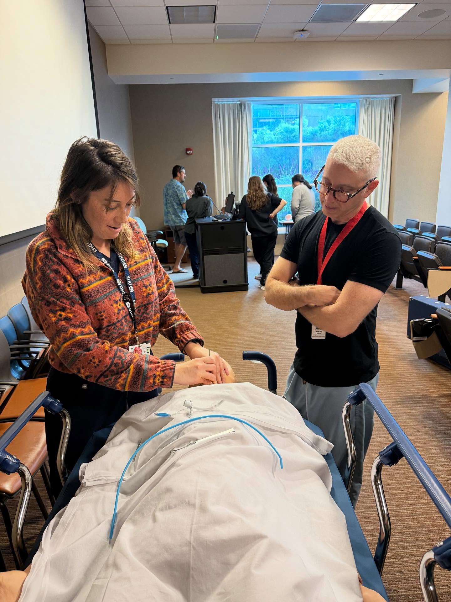 A is for Airway 🫁🌬️🌪️
Thanks to the ER for teaching us this critical skill! Featuring direct & indirect laryngoscopy, cricothyrotomy, advanced airways, bagging, and more!
Most Tuesdays we do a skills didactic that is both fun and instructive.