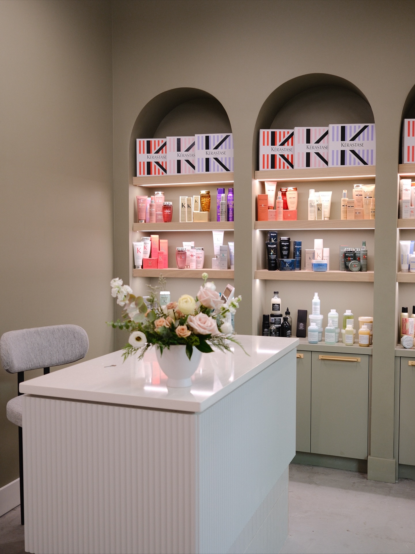 Before we even started building out the salon we knew we wanted to bring you the best and most innovative products for your hair and scalp health.
We’re thrilled to offer the luxurious Kérastase and Davines product lines two leaders in haircare innovation. Kérastase, backed by cutting-edge science from L’Oréal’s advanced research, combines high-performance ingredients with personalized formulations to target every hair concern, from strengthening damaged strands to enhancing shine and vitality. Each product is designed with precise molecular technology to deliver salon-quality results that transform hair from the inside out. Complementing this, Davines brings a sustainable, eco-conscious touch, using natural ingredients and renewable energy in production. Together, these brands represent the perfect balance of science, luxury, and care elevating your hair to its healthiest, most radiant state.
Soft opening this Wednesday 10-6pm, come by and grab some of your favorite products!