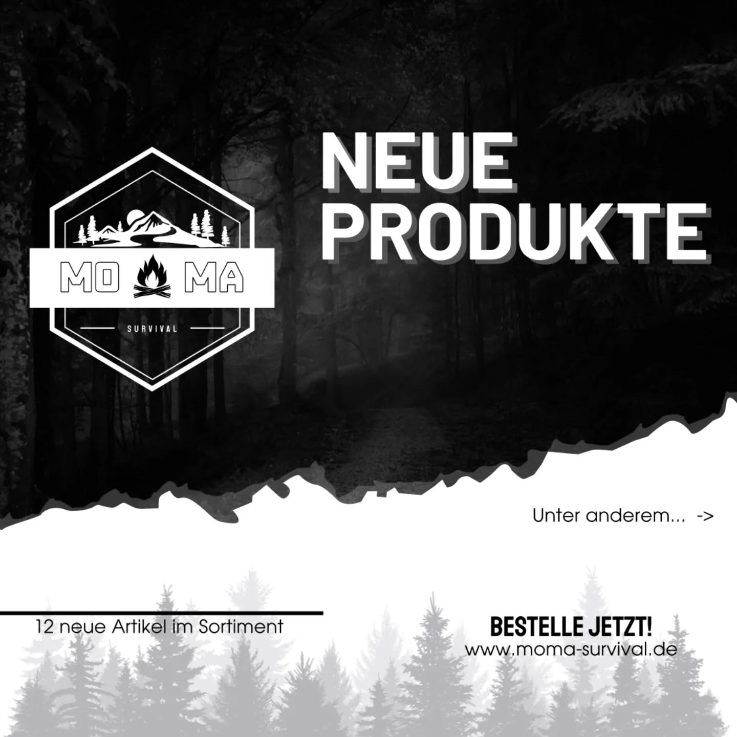 Ahoi Bushcrafter und Co. 🌳🌲
_____________________________________
Es ist wieder soweit! Neue Ware ist da! Für jeden ist etwas dabei! In den nächsten Tagen kommt die erste Lieferung von unseres neustem Partner!
_____________________________________
Unsere neusten Produkte:
- Bachgold® Wasserfilter Flasche
- MIL-TEC® Regenponcho
- US Ammo Box
- MIL-TEC® Kampfmesser G10 + Kydex® Scheide
- Armeekompass Metall mit Etui
uvm.
_____________________________________
Was fehlt denn noch alles in unserem Sortiment? Hast du Ideen? Schreibt uns gerne ein Kommentar, eine DM oder eine Nachricht an unsere Email-Adresse info@moma-survival.de
_____________________________________
#MoMaSurvival #bushcraft #Survival #Outdoor #Forest #camping #prepper #messer #miltec #bachgold #wasserfilter #kompass #hiking #trail #mountain #Shop #Nature