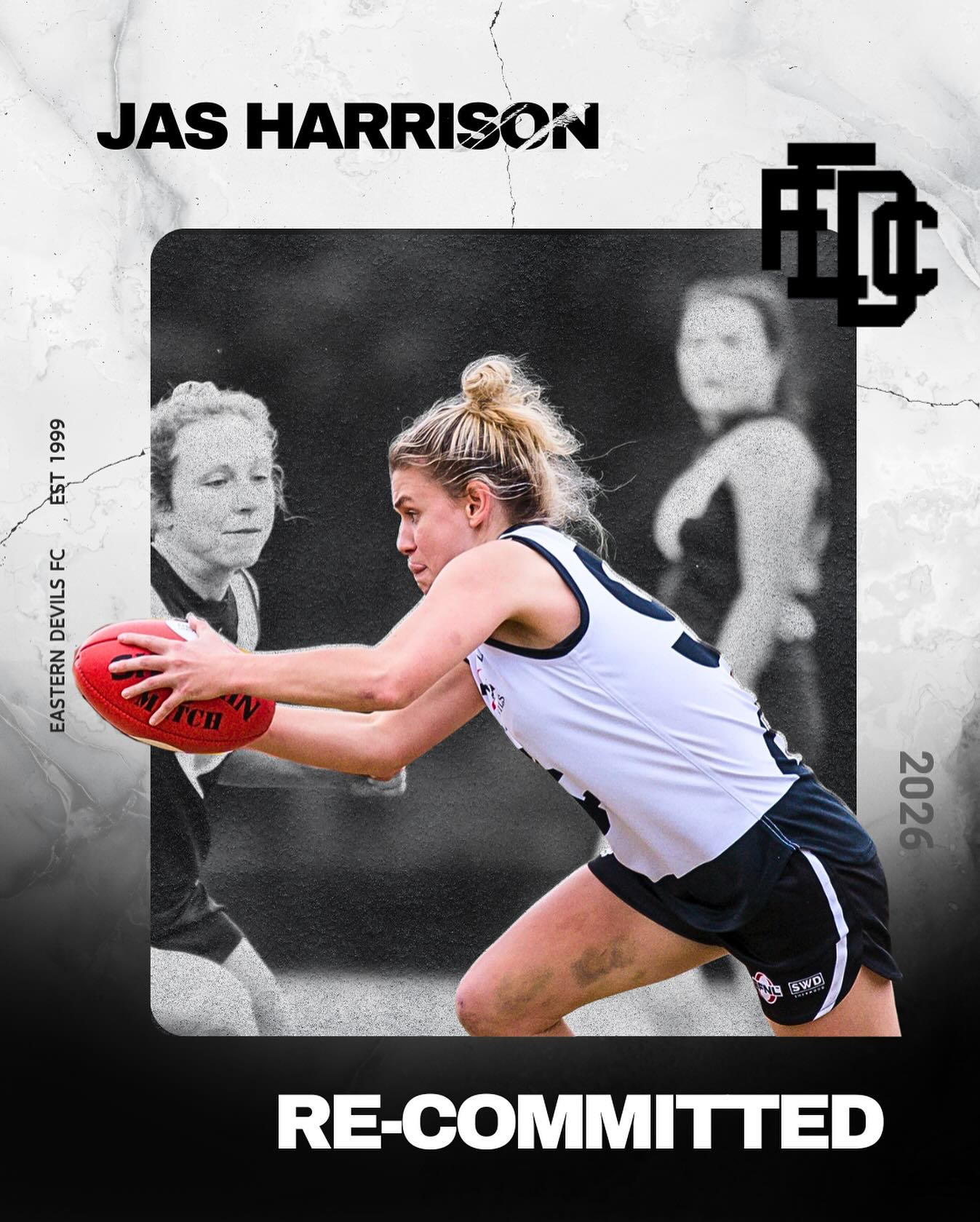 Guess who’s back? Back again? Yep, that’s right; Jas is back… in Devil land.
After a year long sabbatical up North, where’s she’s spent the past 12 months taking on the tropics in all its humid, croc-infested glory, she’s finally made her long awaited return home.
Tougher, tanner, and bursting with that trademark energy that we all know and love, Jas is ready to unleash on any apex predator that steps foot in her path 🦅🦈 🐶
