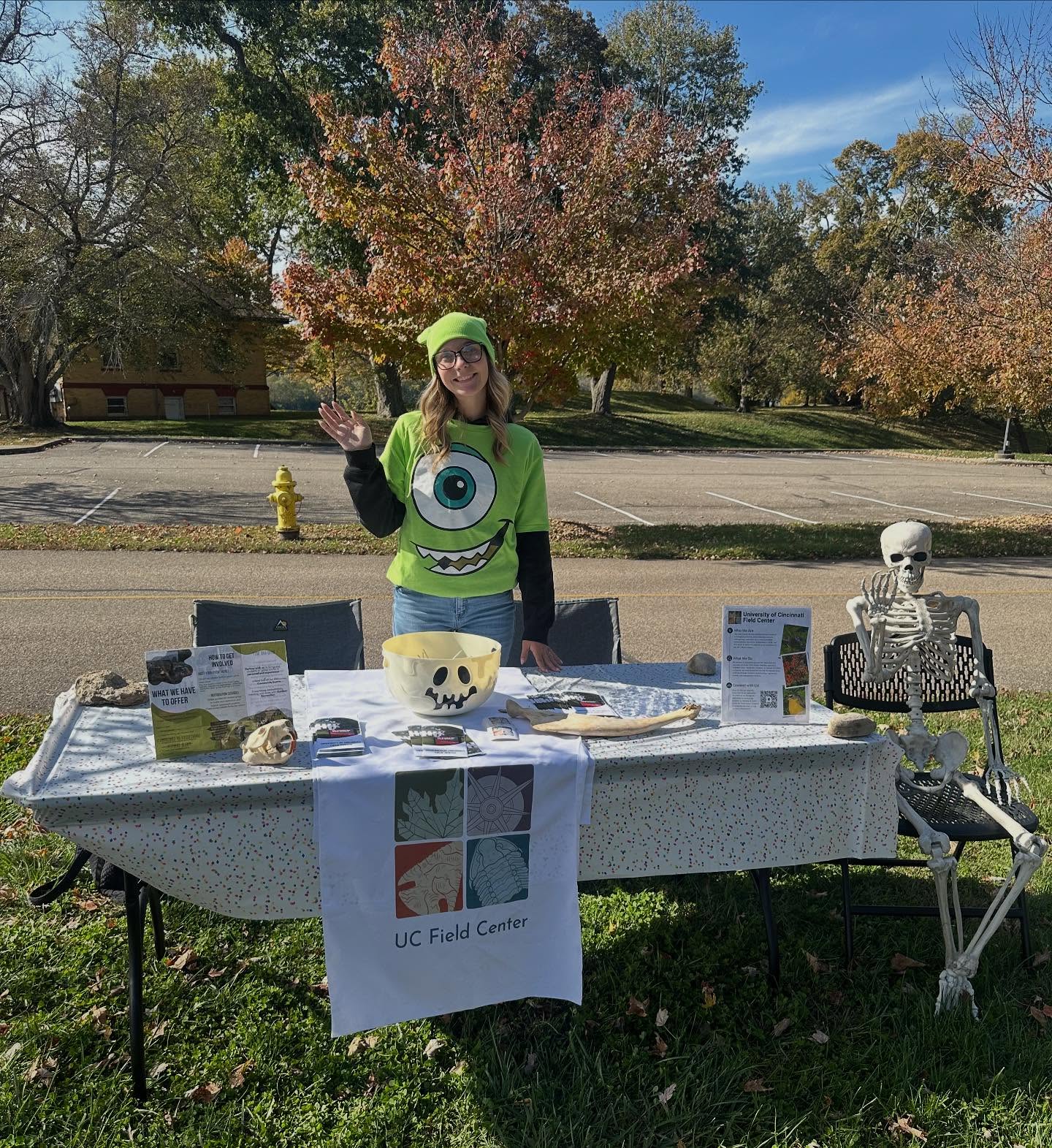 Beautiful day with @great_parks! Come learn about the Field Center and explore the trick or treat trail