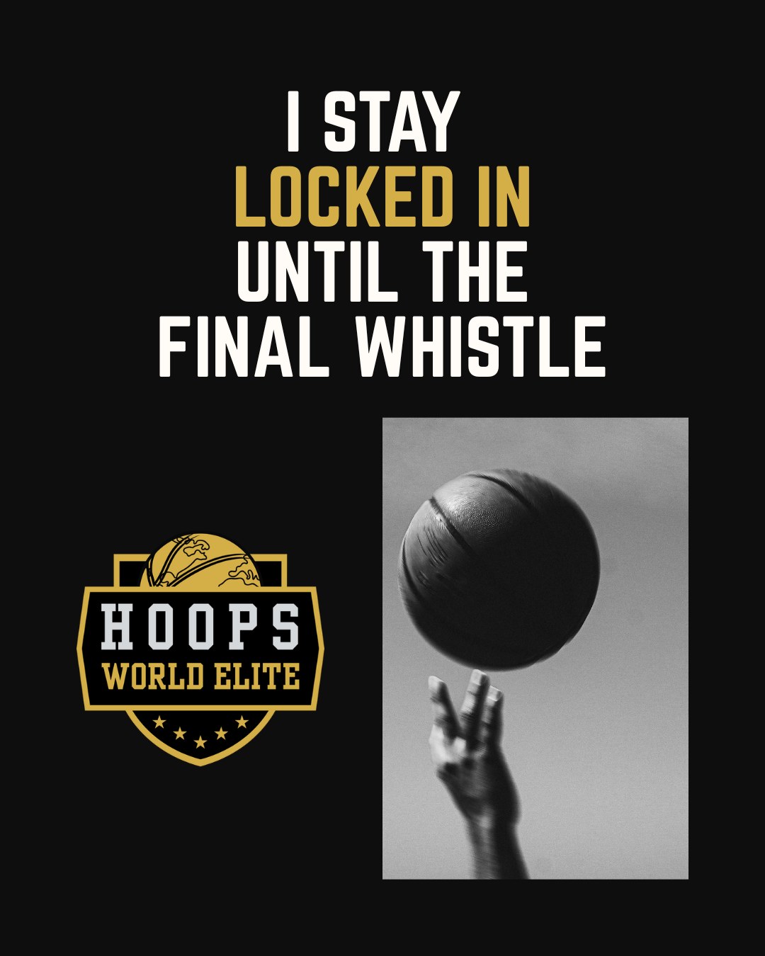 🏀 Positive Basketball Affirmation | Hoops World Elite x Hoppy the Hooper
“I stay locked in until the final whistle.”
The best players finish strong — not just when the score is close, but every time they step on the floor. Staying locked in means playing with focus, effort, and pride from the first tip to the last buzzer.
No coasting. No shortcuts. Just relentless attention to the details that win games: hustle, communication, and effort.
“I compete with purpose. I finish what I start.”
STRIVE Focus: Relentless + Integrity + Excellence
Being relentless means giving everything until it’s truly over. Integrity means respecting the game enough to play hard to the end.
🐰 Hoppy’s Tip: Mental preparedness keeps you locked in when others fade. Stay focused, stay disciplined, and let your consistency be your edge.
💭 Say it before every game:
“I stay locked in until the final whistle.”
#HoopsWorldElite #STRIVE #HoppyTheHooper #MindsetMatters #StayLockedIn #BasketballFocus #FinishStrong #Relentless
