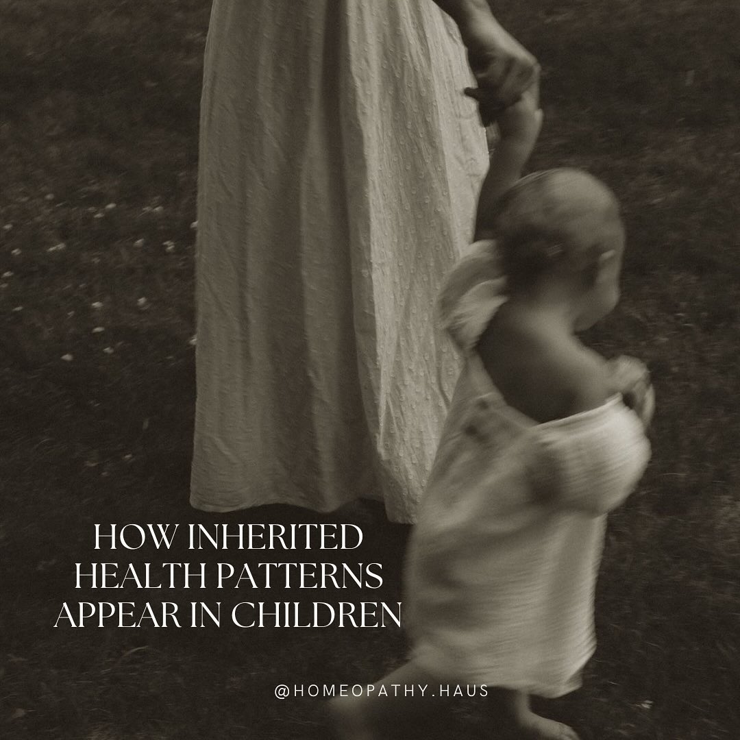 Ever noticed how certain patterns seem to run in families?
Not just health issues, but emotions, behaviours and even the way we respond to stress.
In homeopathy, we understand that these inherited energetic patterns help shape a child’s susceptibility, the tendencies or weak spots that make them more prone to certain health issues or emotional states.
These patterns can show up as recurring skin conditions, allergies, digestive troubles, fears, sensitivities or emotional themes.
Homeopathy has the power to recognise and release these inherited patterns, so our children don’t have to carry what isn’t theirs ✨
#homeopathy #inheritedpatterns #generationalhealing #homeopathichealing #naturalhealing #holistichealth #emotionalhealing #familyhealing #energetichealing #mindbodyconnection #rootcausehealing #childrenshealth #consciousparenting #breakingthecycle #homeopathyaustralia #homeopath #homeopathymama