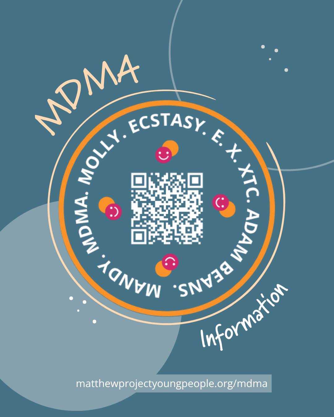 Whether you call it MDMA, ecstasy, or “molly,” it’s important to know the facts. Our MDMA webpage gives you reliable information and real stories from young people.
Young people helped shape this project to make sure it’s easy to find what you need, when you need it.
Link in our BIO to the webpage.