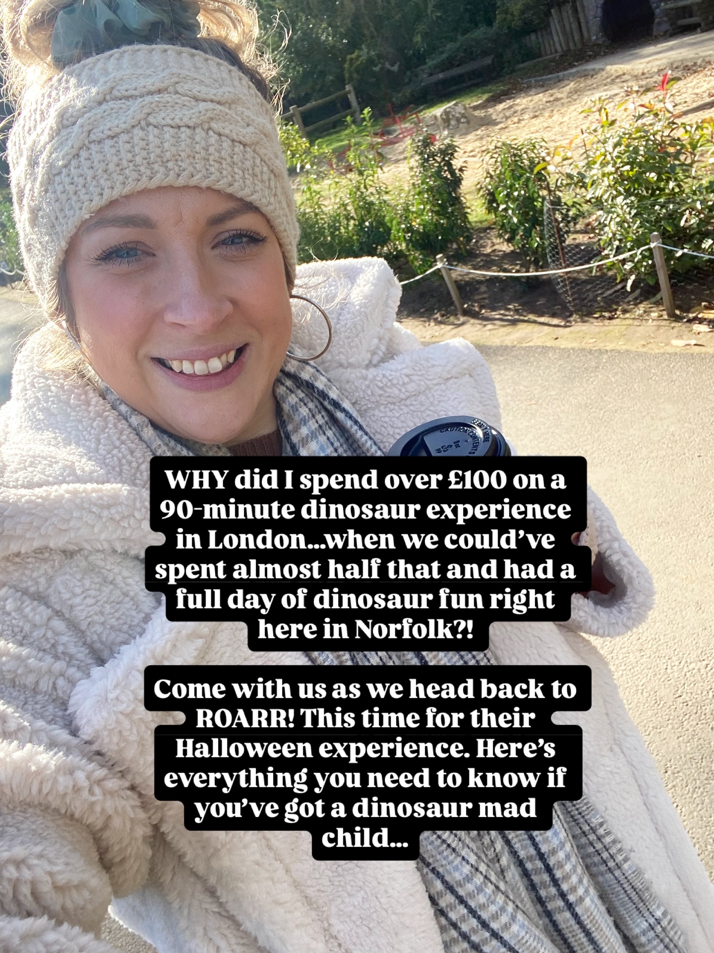 If you’ve got a dinosaur mad child, ROARR! is absolutely worth a visit. We’ve been a few times now, but this time we went for their Halloween experience and it was such a fun and cute twist on the usual day out there!!
We’ve done a lot of dinosaur activities over the years (including one in London that cost over £100 for just 90 minutes a few weeks back 😩) but this really is such better value for money.
For around £60 approx, we spent pretty much the whole day there and it’s great in all weathers too with a nice mix of outdoor, under cover and indoor activities to enjoy!
In summer, there’s the splash pad, multiple outdoor play areas and the ride on cars to really enjoy! On cooler and wetter days, you’ve still got soft play, fossil digging and multiple shows/meet and greets to get stuck into! And that’s not even half of it 😍
This Halloween, they added themed extras, like little “school-style” classes (think Harry Potter vibes) where kids collect stamps in a booklet for each lesson they attend and get a free gift at the end 🧙♂️ There was also a Halloween maze, a themed Halloween film in the dinosaur theatre and spooky touches/photo opps throughout the park.
The ‘Valley of the Dinosaurs’ walk is still as impressive as ever, it’s always the highlight for us. I think our son’s just about coming to the end of his peak dino phase now, but honestly, this has always been one of our favourites for a full day out, especially if your child is dino obsessed like our son has been since he was just 17 months old 🩵
If you’re in Norfolk and have a little dinosaur lover in your life, ROARR! is 100% worth the trip and good value for money when compared with other park prices/dinosaur themed activities we’ve done over the years! 🦖💚 @roarr_dinosauradventure