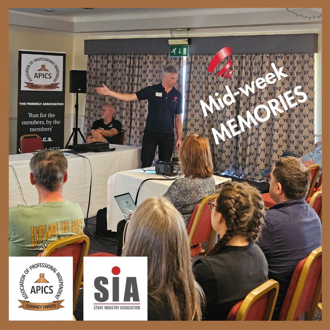 🧡 Midweek Memory 🧡
A brilliant day with the APICS family just outside Bristol! We were so proud to present alongside Erica from the SIA, Martin from Fareham Chimney Pots, and Phil sharing NVQ updates 🧹🔥
The room was buzzing with expertise and a shared passion for all things stove, sweep and safety. Always a pleasure to be part of such a dedicated community 👏🏽
#Recoheat #APICS #StoveIndustry #TradeCommunity #InstallerNetwork #WoodBurnerLife #MadeInBritain #ChimneySweepLife #HeatRecovery
Association of Professional Independent Chimney Sweeps
CM Sweeps
@cotswoldstove Stove
@emilydyfedchimneys
Fareham Chimney Pots
Mark Best
Nick Van Dyke Chimney Sweep
Phoenix Chimneys
@richard.voaden.chimney_sweep
@Sansom Chimney Sweep
Southdowns Sweeep Ltd
@stoveindustryassociation
Stovehenge & Flue
Tamar Brushes
The Forest Coal Pit Sweep