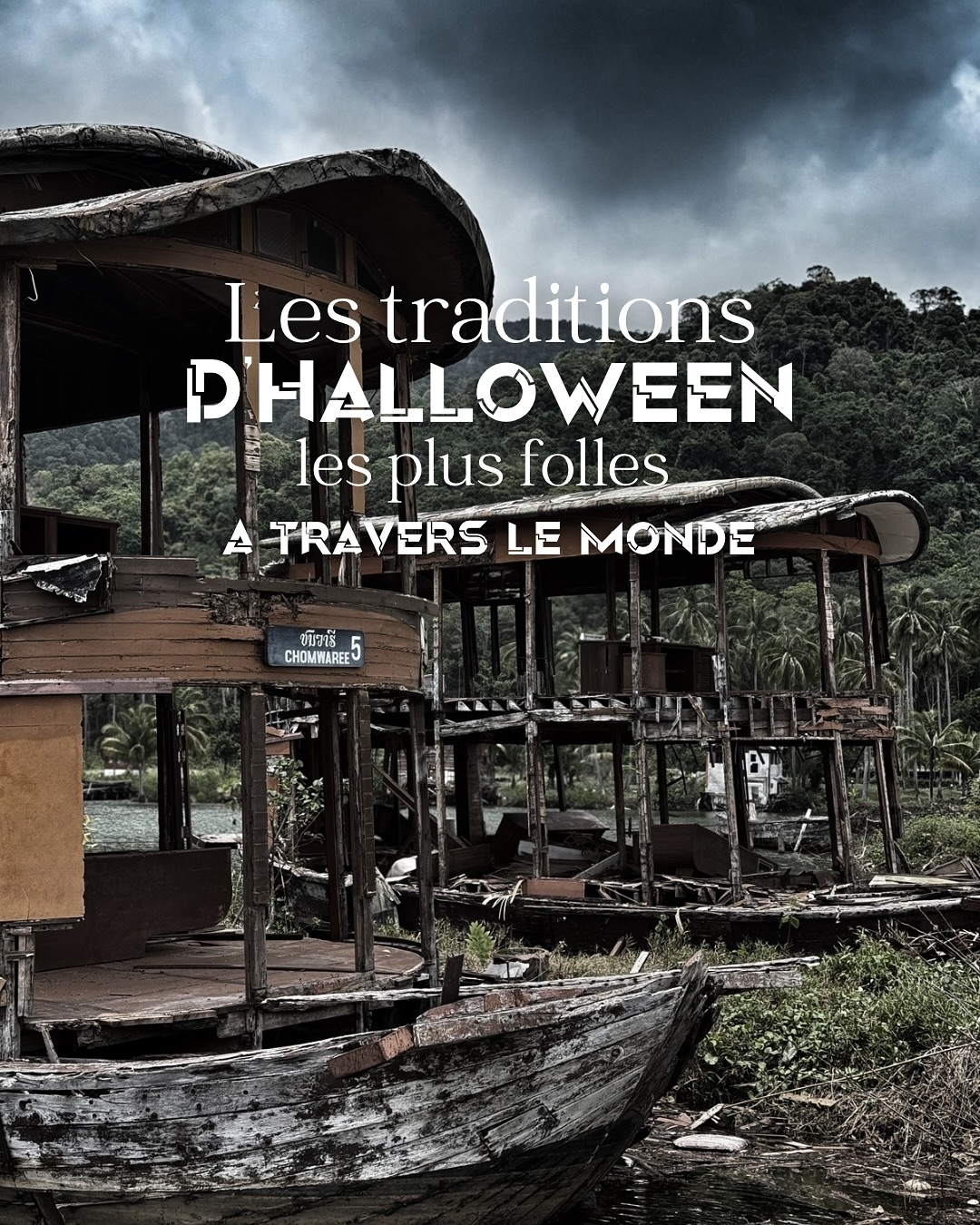 Halloween c’est la fête favorite de Cass de @pretadecoller 👻 🎃
Alors comme, on connaît tous les célébrations qui ont lieu à New-York, les légendes de Dracula en Écosse, ou dia de los muertos au Mexique, on a eu envie de voir comment ça se passe ailleurs 😱
Des traditions complètement folles mais… ON ADORE !
#halloween #travel #voyage #octobermood #pretadecoller #halloweenmood #spookytravel