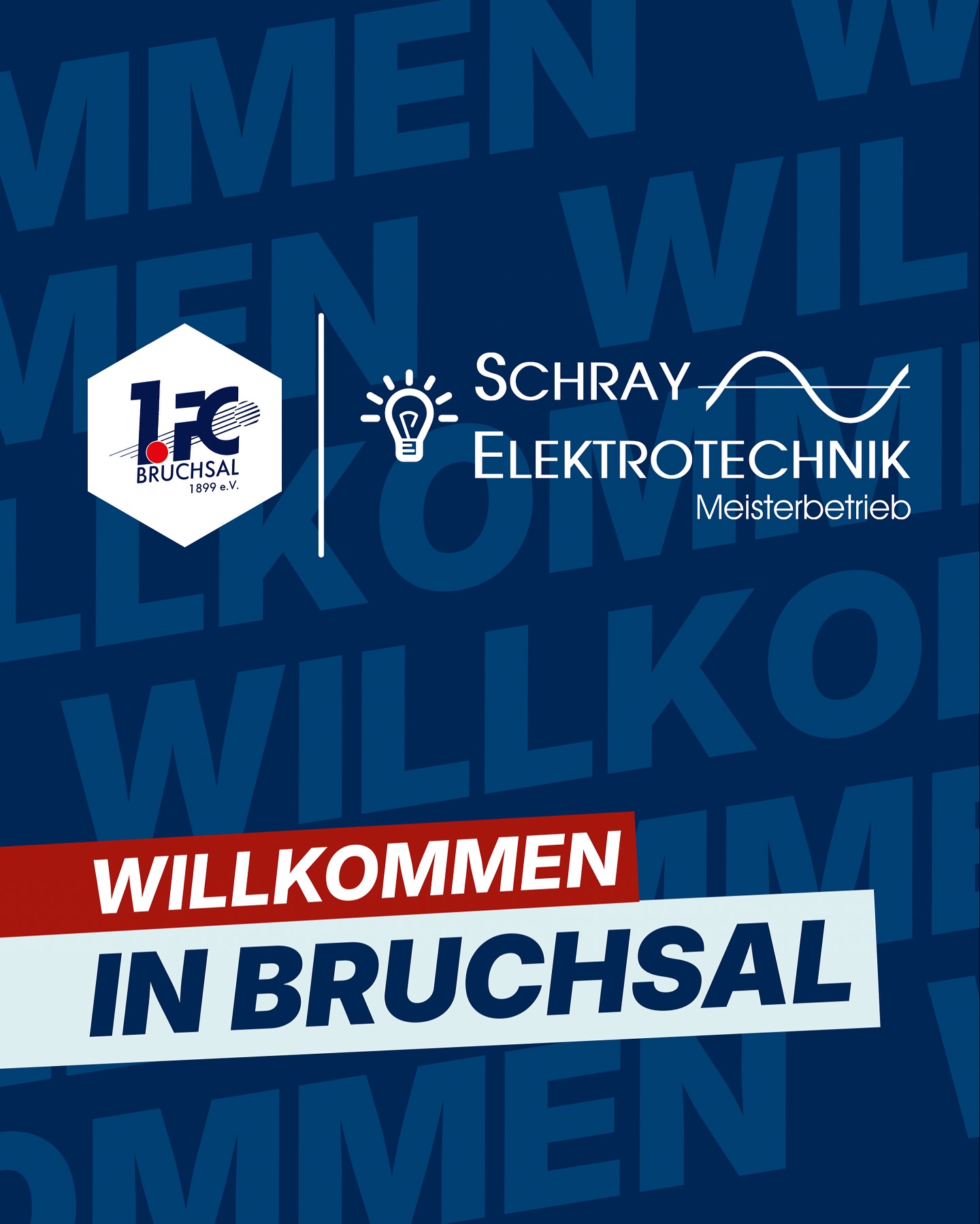 ⚽️ Der 1. FC Bruchsal freut sich, mit Schray Elektrotechnik 🔌 einen weiteren starken Unterstützer in der Sponsorenfamilie 💙🤝 begrüßen zu dürfen!
📍 Das Unternehmen ist künftig mit einer Bande an der Haupttribüne im Sportzentrum Bruchsal 🏟️ vertreten.
Mit über 20 Jahren Erfahrung 💡 ist Schray Elektrotechnik ein zuverlässiger Partner in der Welt der Elektrotechnik ⚙️.
Ob Elektroinstallationen, Wartung oder Reparaturen – das Unternehmen steht für Qualität, Sicherheit und Innovation ✅✨
Wir heißen Schray Elektrotechnik herzlich als neuen KraichgauPartner willkommen 🤗
und freuen uns auf eine erfolgreiche Zusammenarbeit –
gemeinsam, nachhaltig Gutes schaffen. 🌱💪⚡️
Die ganze Meldung findet ihr auf unserer Website
