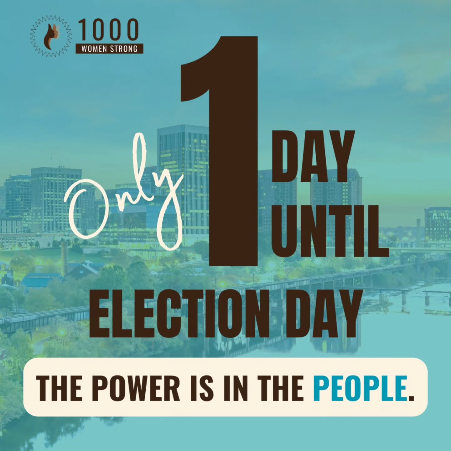We hold the power.
WE have the cards.
Sometimes, we just need to be reminded.
Vote for your people.
Vote for your future.
Power always to the people.
#1KWS #CountdowntoEDay #ElectionsMatter #Pennsylvania #Virginia #Alabama #Michigan #NorthCarolina #SouthCarolina #NewYork #NewJersey #California