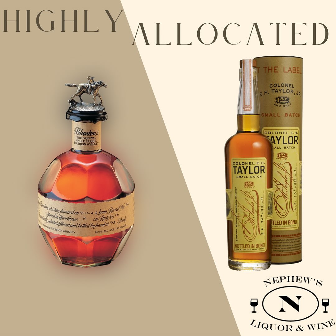 🥃 Bourbon fans-we have two highly allocated favorites in stock, come get yours while we still have them!
🎯 Great holiday gifts for someone else OR for yourself.
✅ Blanton’s
✅ Colonel E.H. Taylor
#bourbon#blantons#colonelehtaylor #upstateny#vermont#montreal#canada#lakechamplain#adirondacks #champlainny @blantons_bourbon
