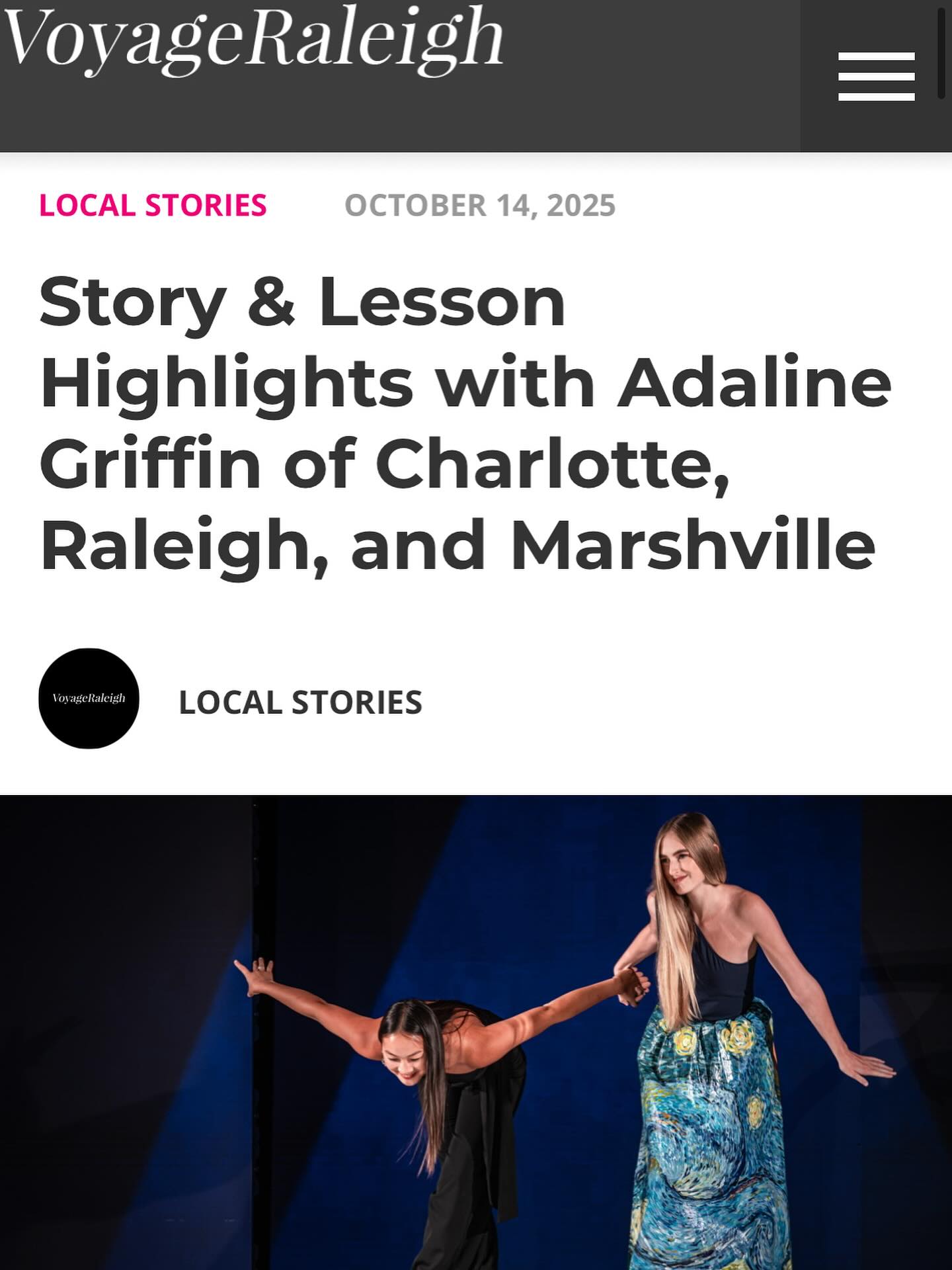 So thankful to be featured again in @voyageraleigh @voyagelamag! Im incredibly thankful to be blessed with such kindness and support. Read more in the link in bio ✨🥂🤍