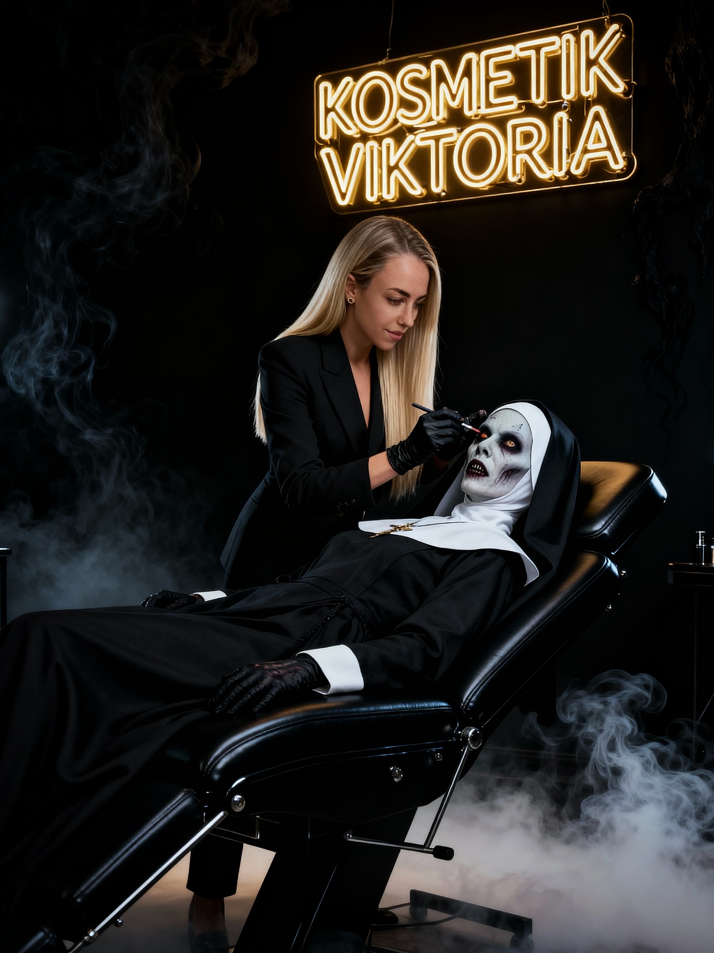 🖤 HALLOWEEN bei Kosmetik Viktoria 🎃
Bei uns zählt keine Maske – außer an Halloween 😉
Denn wahre Schönheit beginnt dort,
wo du dich traust, du selbst zu sein.
Ich liebe es, wenn Kundinnen mit ihrer ganz eigenen Energie kommen –
egal ob mystisch, elegant oder völlig verrückt. ✨
Denn genau das macht meine Arbeit so besonders:
Jede von euch erzählt eine andere Geschichte.
Also sag mal ehrlich:
👻 Bist du heute Team Glamour oder Grusel? 😈
Schreib’s in die Kommentare – ich bin gespannt, wer sich traut! 💄
Bei Kosmetik Viktoria feiern wir nicht nur Schönheit –
wir feiern - Charakter, Mut und Echtheit.
#thenun #makeup
#halloweenvibes #kosmetikviktoria #beyourself #beautywithoutfilters #authenticbeauty #studiofeeling #viktoriastyle #makeupartist #halloweenbeauty