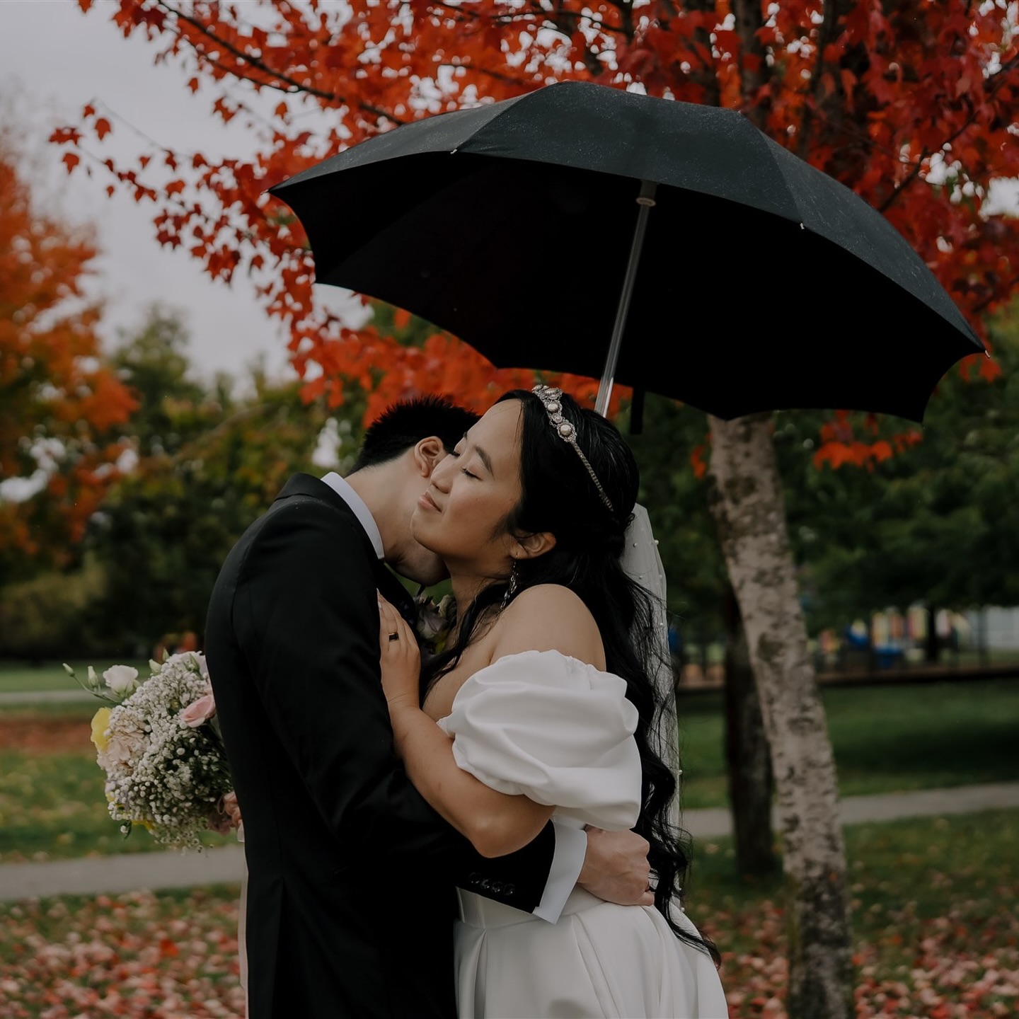 October had us in the rain during this wedding with Acer and Sarah.