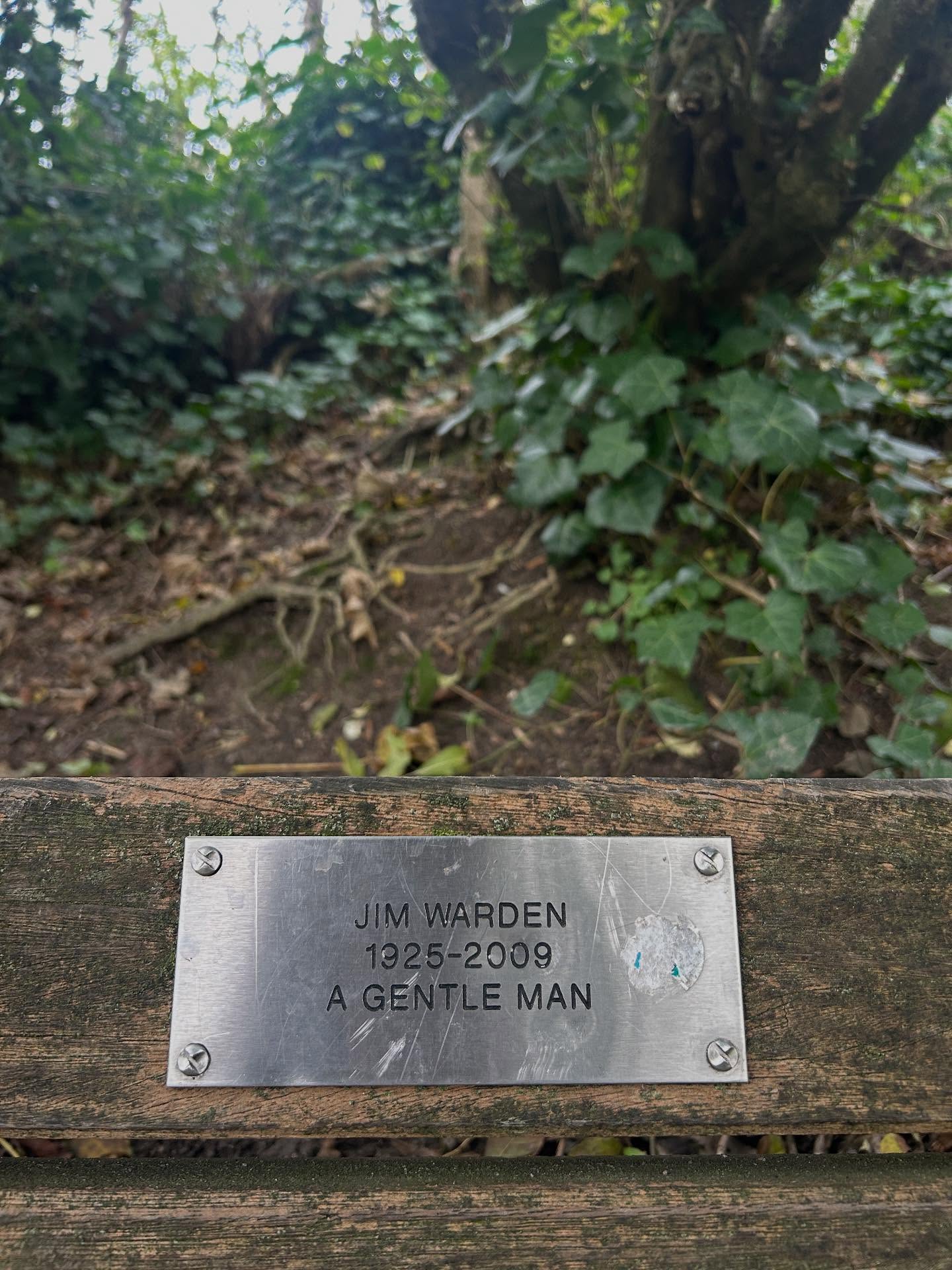 I didn’t know Jim Warden.
But he sure sounds like the sort of fella I’d like to know.
What would you want written on *your* bench?
Or headstone, for that matter?
Shortly before I left Australia (I lived in Sydney for a year 2017-2018, working part time as counsellor in a girls high school, and part time delivering the ASIST suicide intervention training around the country…)
Shortly before I left Australia, I went to an unforgettable immersive art experience called We Are All Going To Die.
There were a bunch of death-inspired activities designed to challenge and confront, and writing our own headstones was one of them.
I think I’d be happy with “A gentle woman.”
#agentleman #playgroundponderings #insetdaylimbo #mondaymusings