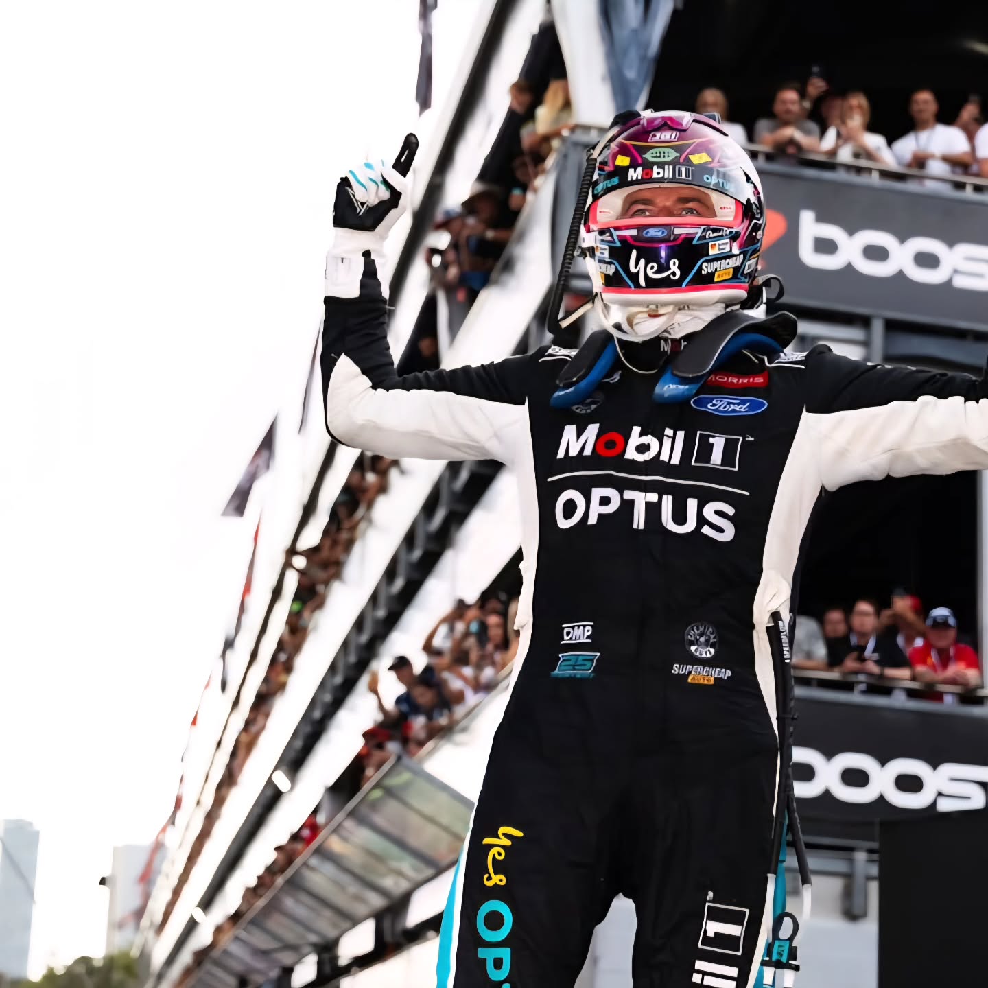 Amazing win today for Chaz! Congratulations mate, winning!! @chazmozzie @walkinshawandrettiunited @ellismanagement