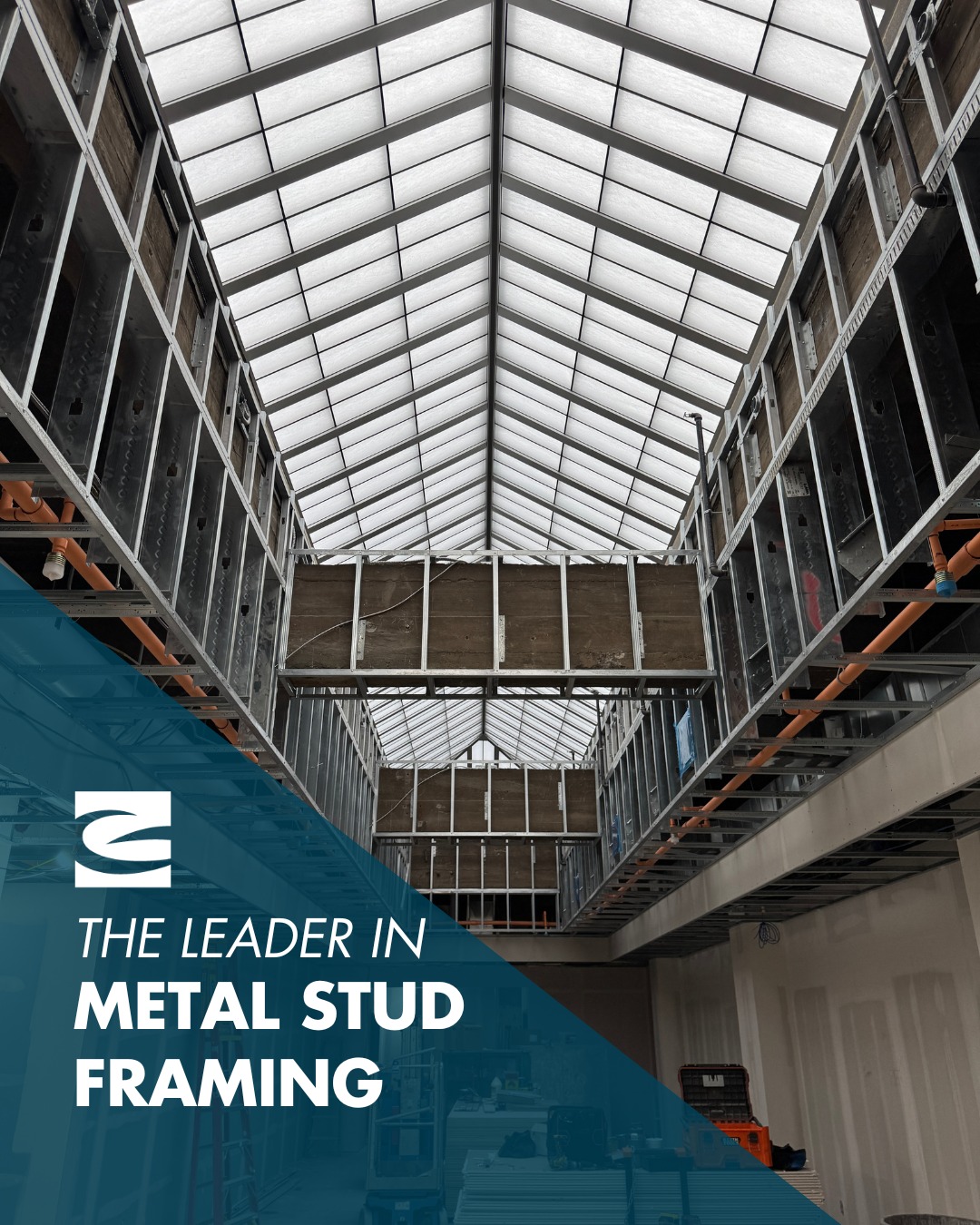 For nearly 50 years we've been leading the industry in light gauge metal stud framing.
No Excuses, Just Results
#metalstudframing #commercialconstruction #generalcontractor #metalstud #framing