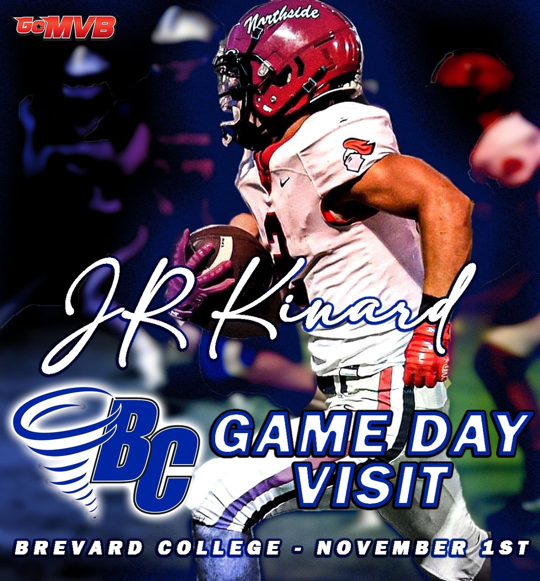 A great day for JR Kinard at Brevard College today for Game Day!
JR continues to stack meaningful college football opportunities. WTG JR!
#studentathlete #hsfootbal #ncaafootball #ncaarecruit #gomvb