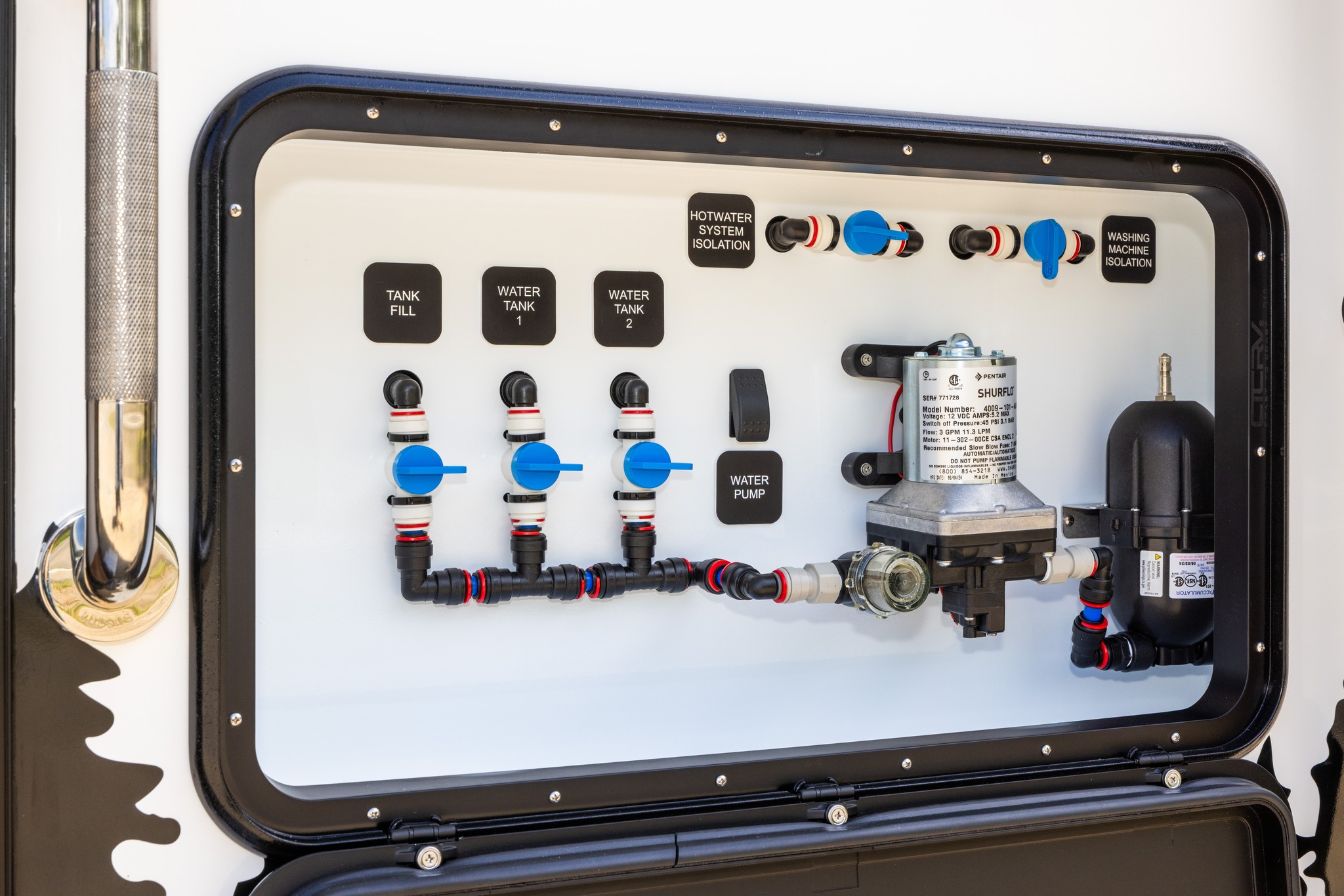 Smart Water Made Simple
When you’re travelling off-grid, convenience and control matter — and our Offroad Grit RV water plumbing hatch delivers both.
✅ Clean, simple water management: Effortlessly fill or transfer water between tanks without the mess.
✅ Single connection point: Fill all tanks from one easy location — no juggling hoses or guessing which tank is full.
✅ Balance your van for towing: Choose to draw from or fill a specific tank to fine-tune your towing weight distribution.
Built for off-grid explorers who value practicality and smart design, this system keeps your setup tidy and your adventures flowing smoothly.
#OffroadGritRV #CaravanLife #OffGridLiving #AdventureReady #AussieMade #ExploreMore #VanLifeAustralia #TowingTips #CaravanInnovation #OffRoadCaravan #TravelAustralia #AdventureAwaits #SmartCaravanDesign