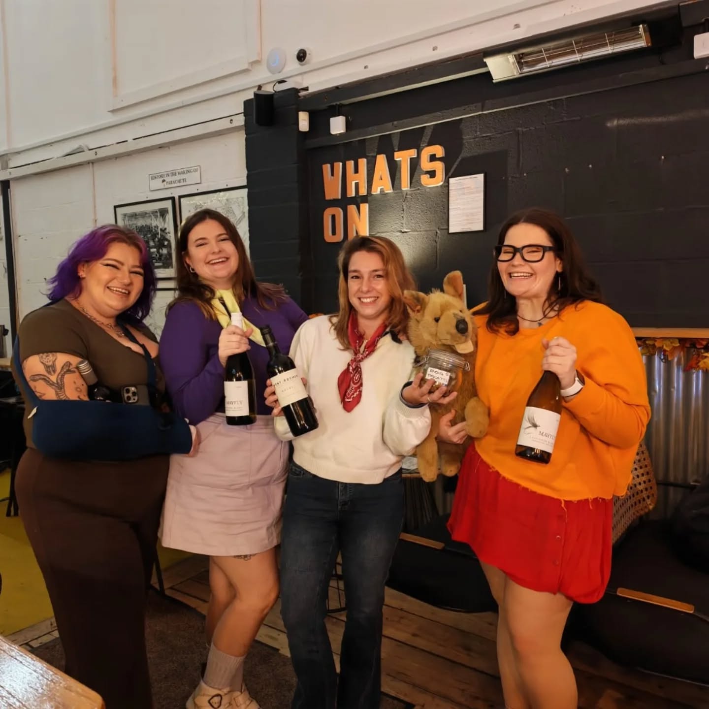 We had a great time last night at our Halloween quiz !! Everyone seemed to have a lot of fun and congratulations to the winners. We're all set for the rugby today so make sure to come down to watch