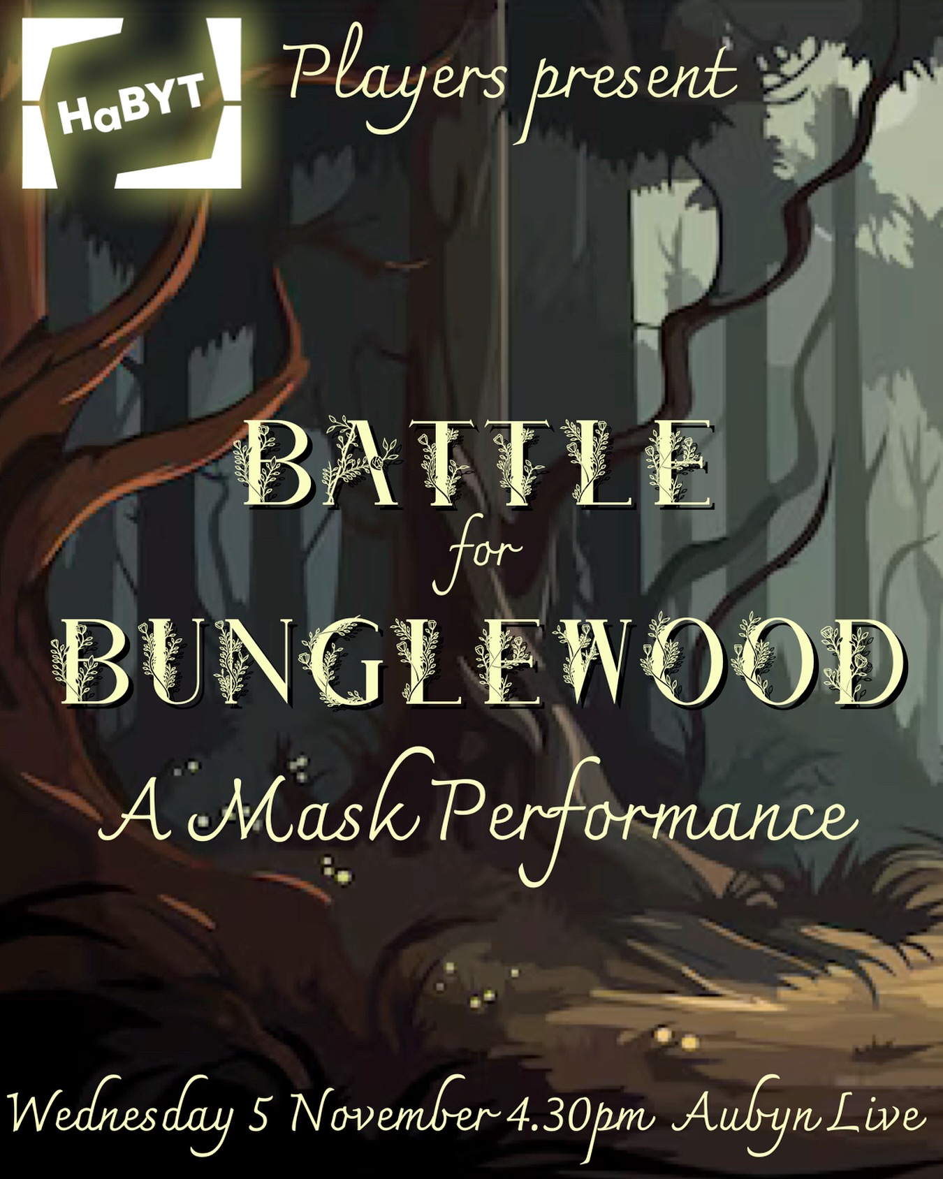 HaBYT Players are excited to present their sharing of work, Battle for Bunglewood, to friends and whānau tomorrow, Wednesday 5 November at 4.30pm at Aubyn Live Theatre.
Our youngest class have been busy making masks for this very special end of year celebration.