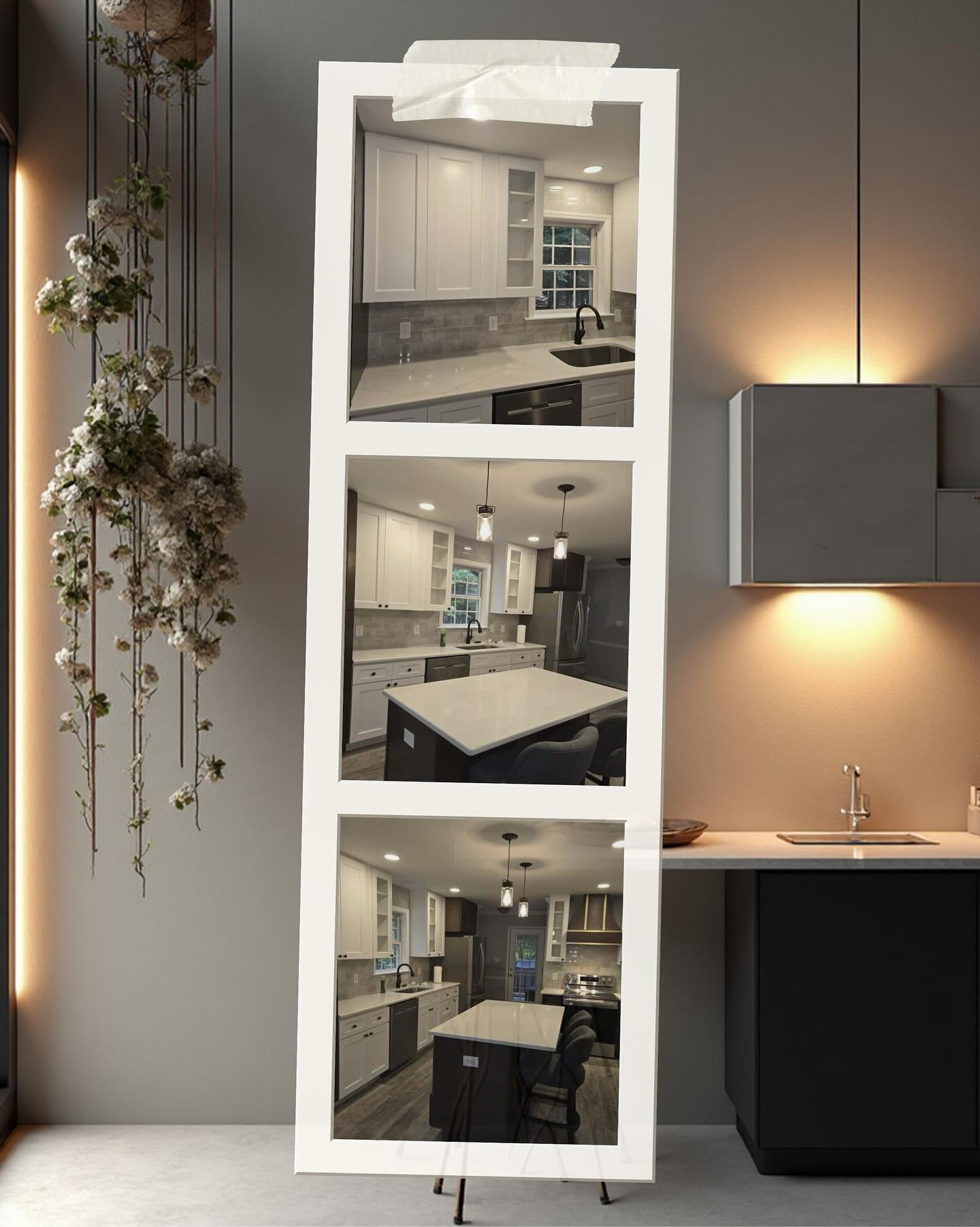 Donโt mind us falling in love again and again with this kitchen! ๐ค #kitchen #homerenovation #fallseason #fallinlove